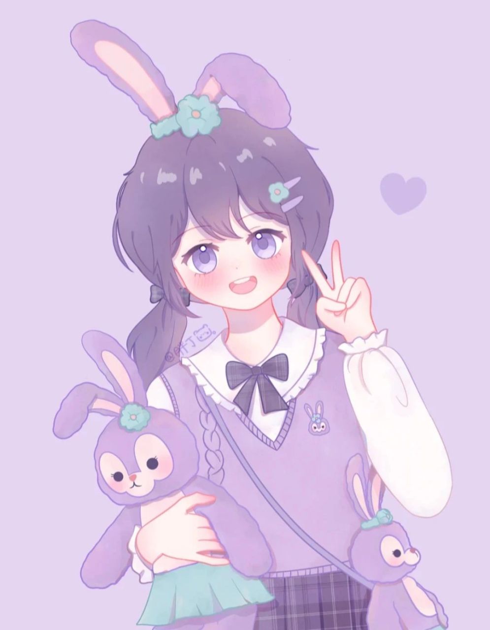 超可爱的紫色壁纸来啦! 超可爱的紫色壁纸来啦!