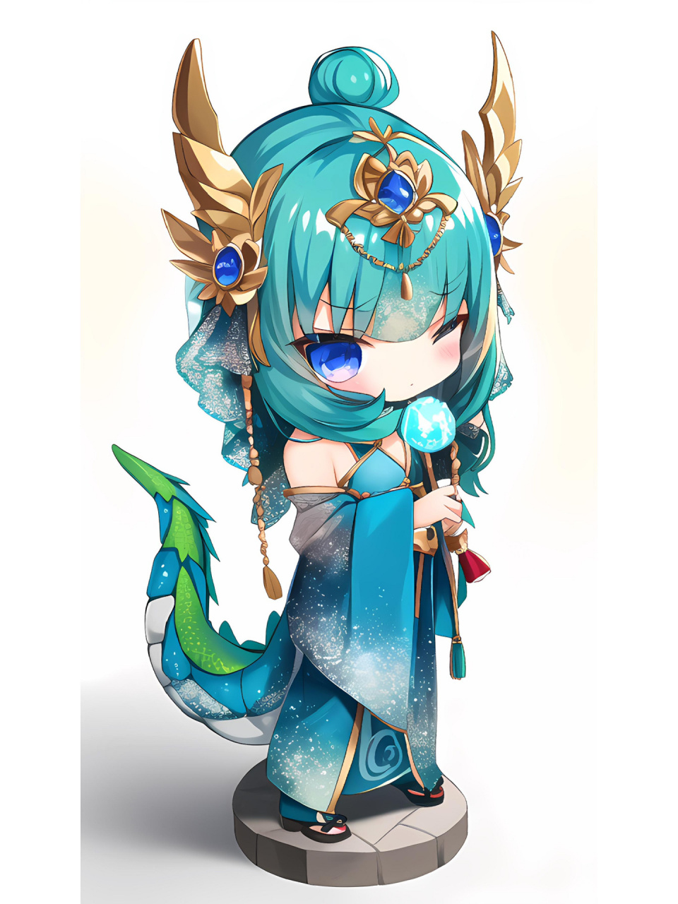 q版二次元小萝莉|龙拟人