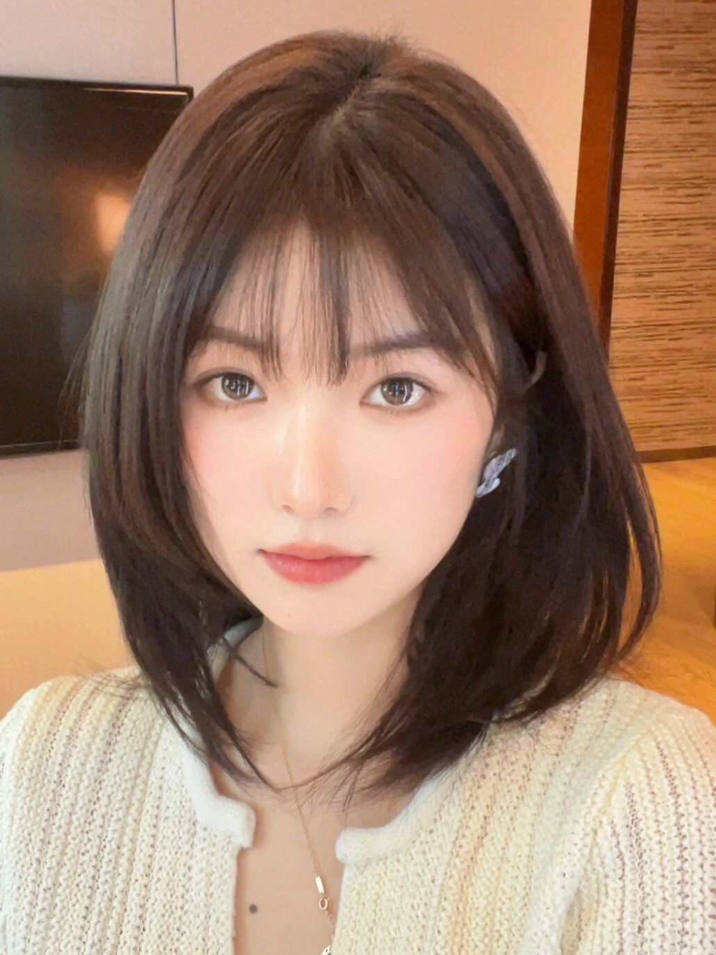 日系高层次中长发发型鲻鱼头狼尾改良版