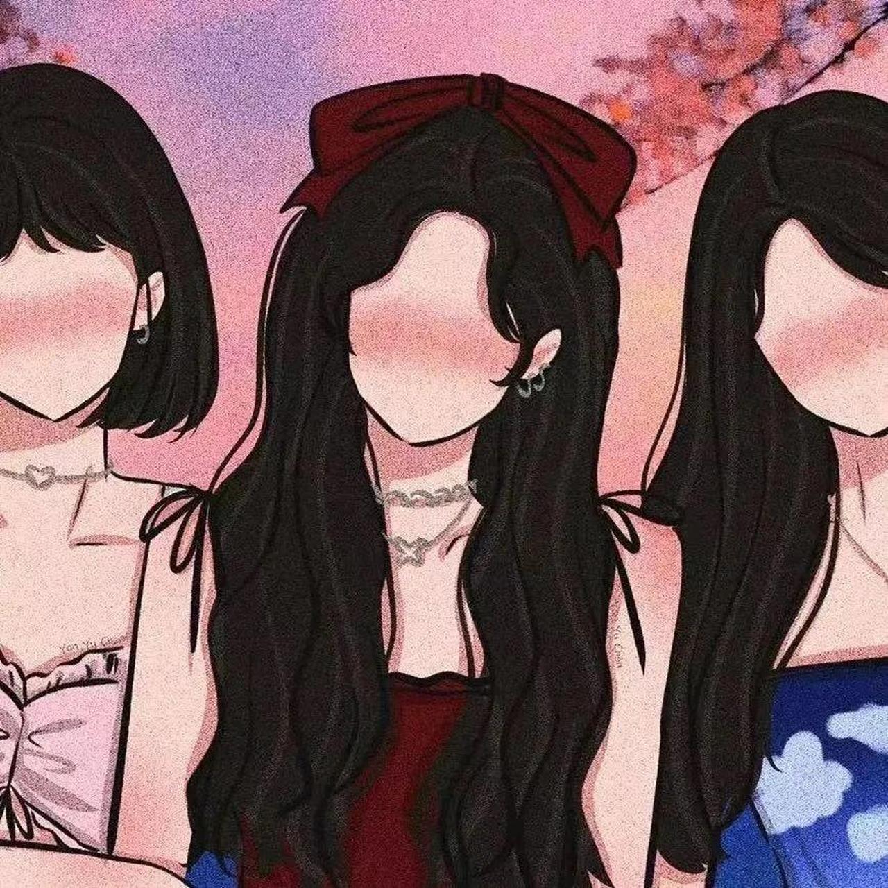 三人姐妹头像 闺蜜头像 三个人的友谊不会拥挤 只要足够爱  9790