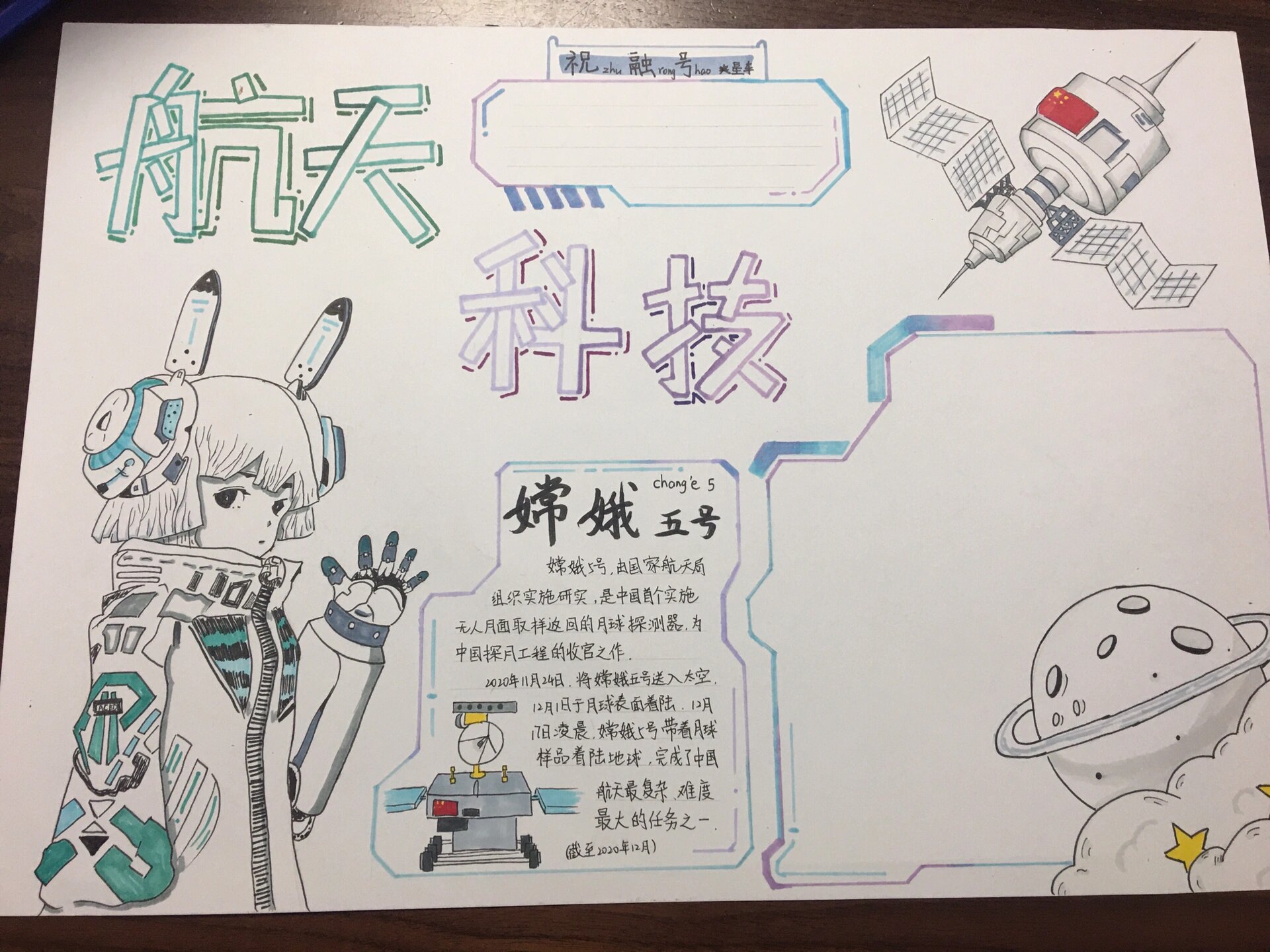 航天科技科学小报