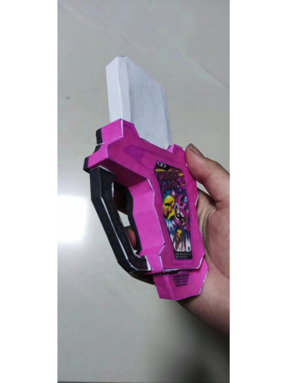 假面骑士艾克赛德卡带图片 上次发了卡带的纸模,今天做了一个,喜欢吗?