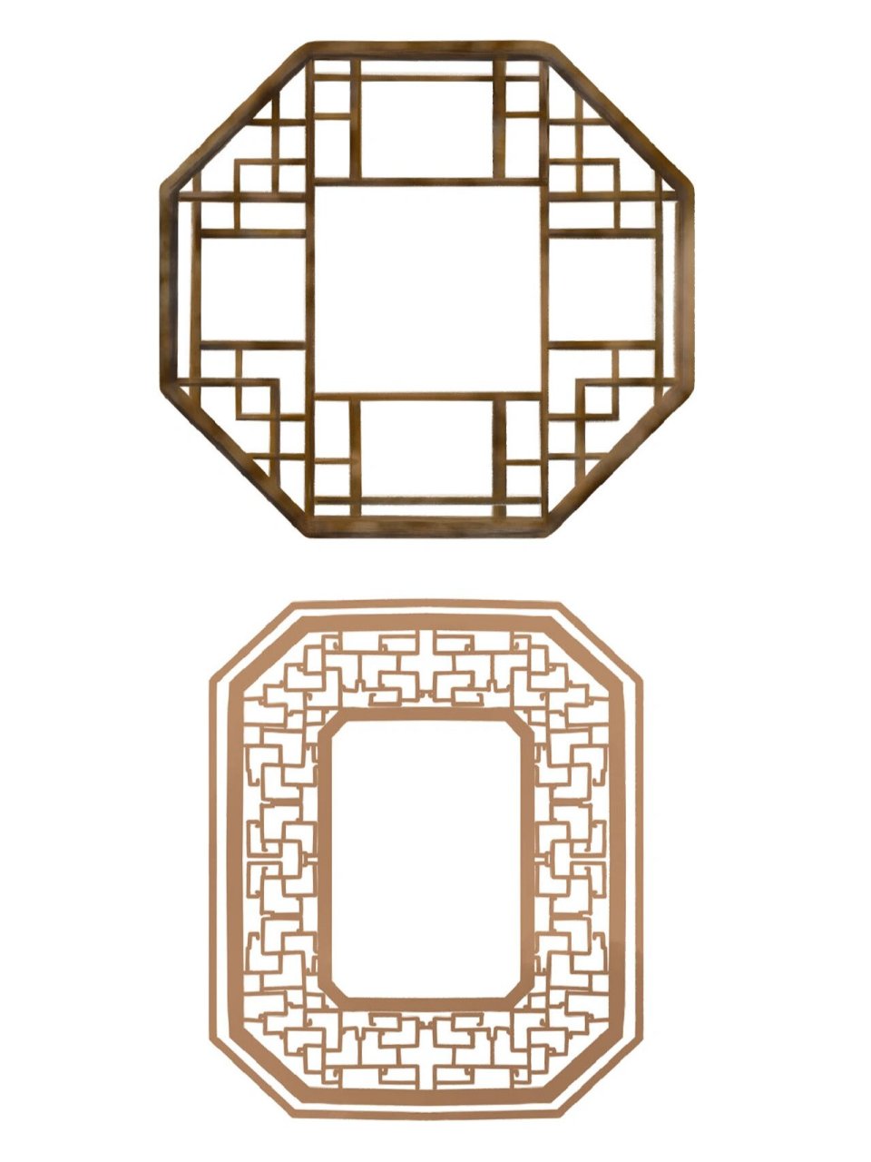 免抠素材 | 国潮中国风窗户元素 🎀素材分享