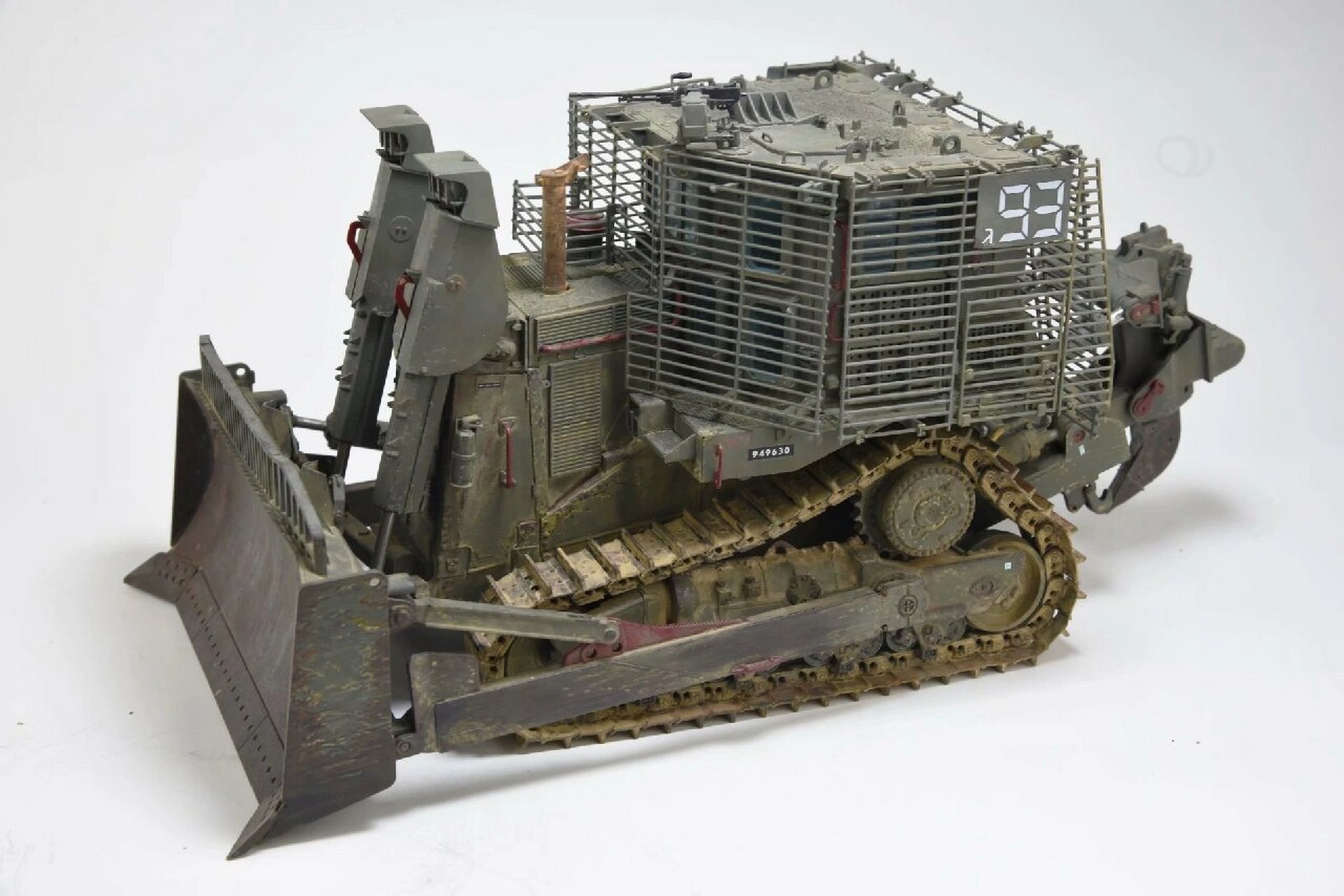 meng ss-010 d9r装甲推土机格栅装甲型