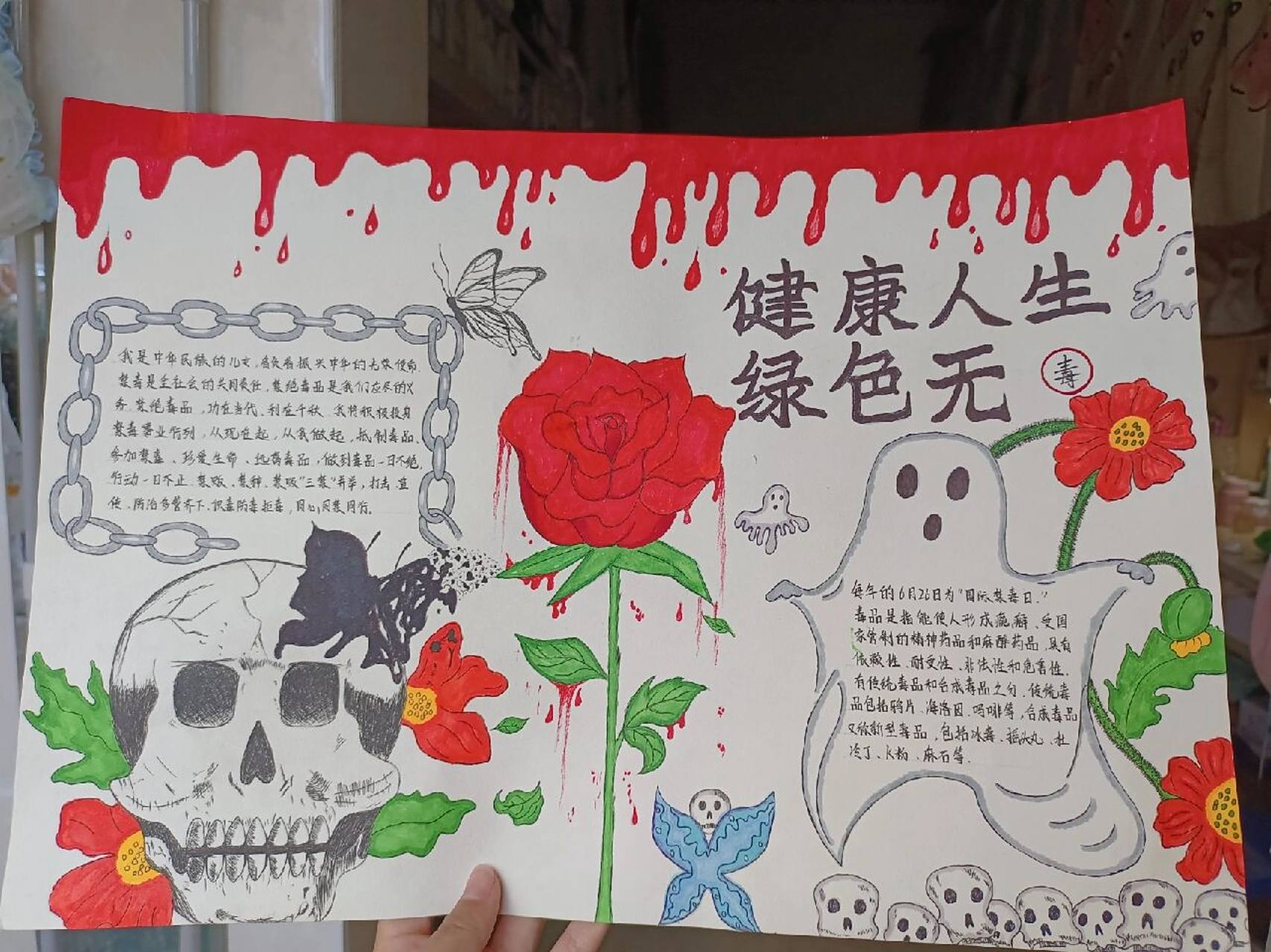 禁毒手抄报