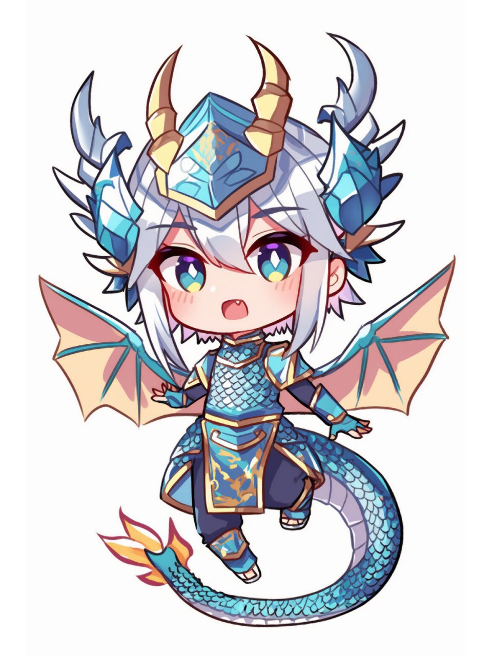 q版二次元龙拟人