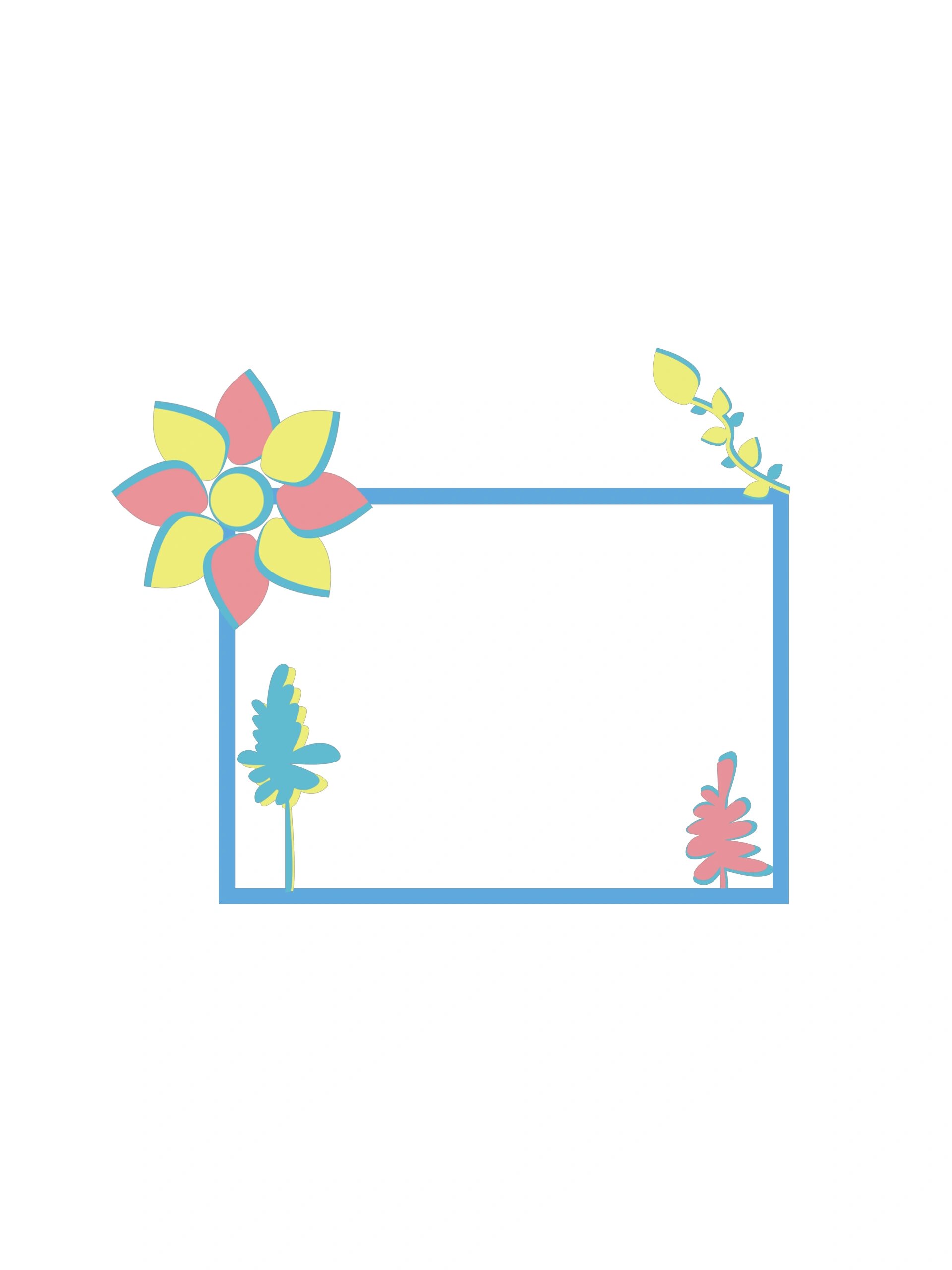 小盆友们做手抄报或者美术作业时,最爱用的蝴蝶主题边框设计素材来啦