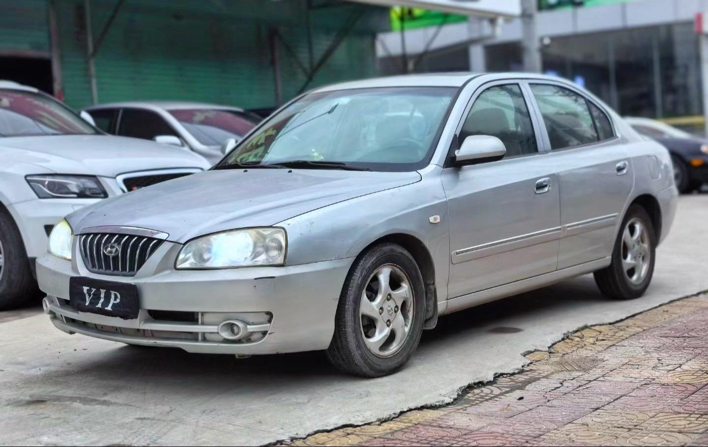 新到2007年现代伊兰特1.6自动高配 非常好开,机头波箱巅峰状态