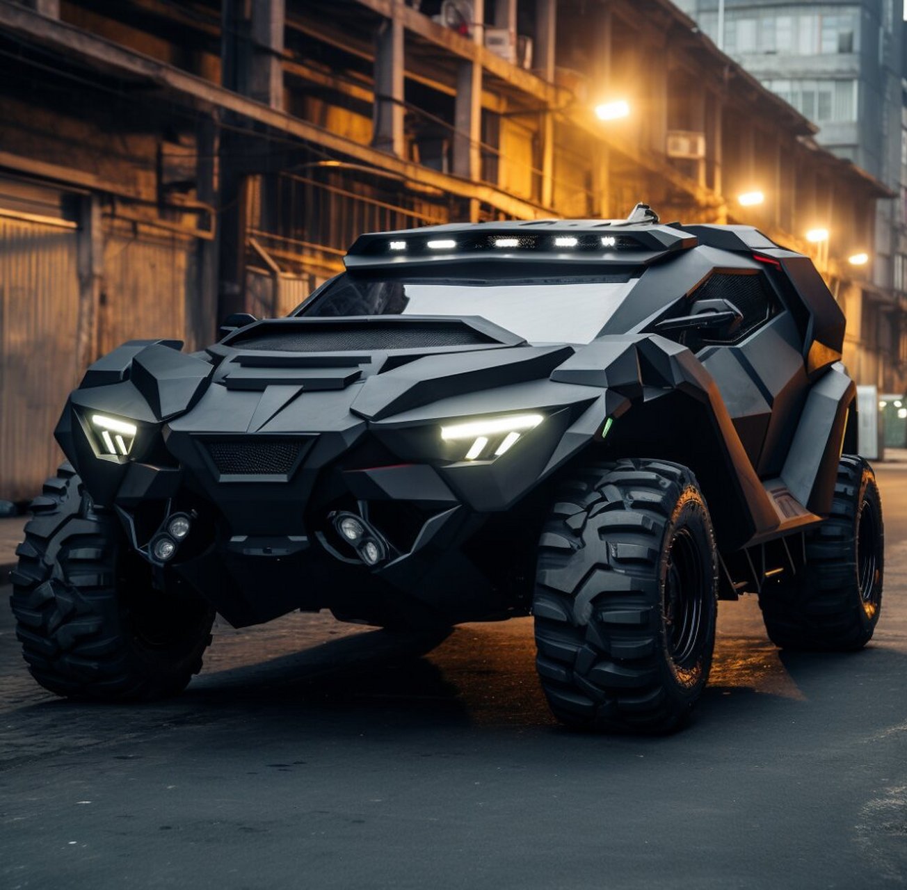 末日逃亡装甲车 ai生成,midjourney出图,内容纯属虚构