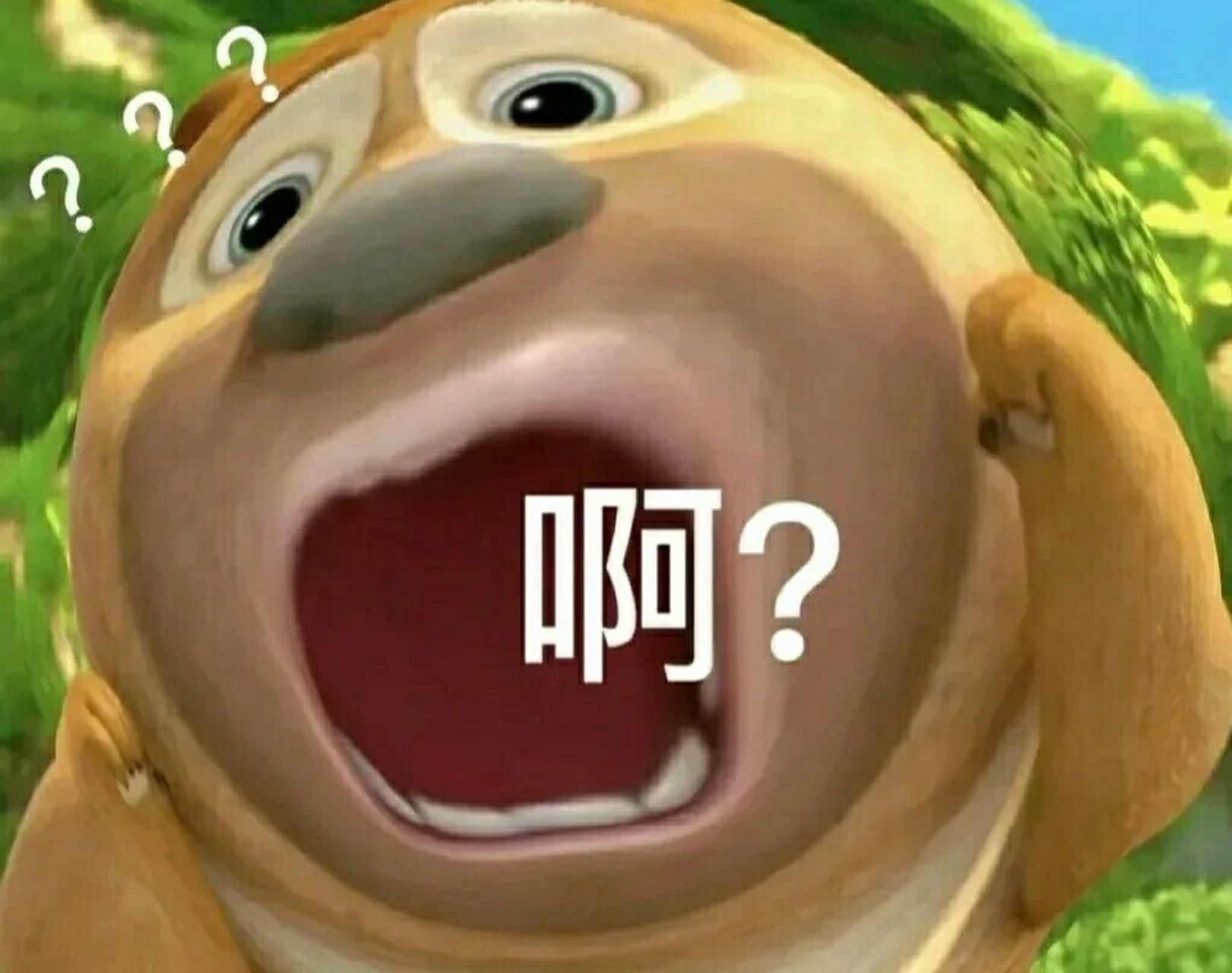 可爱熊二头像 表情包 收集了个熊二的表情包