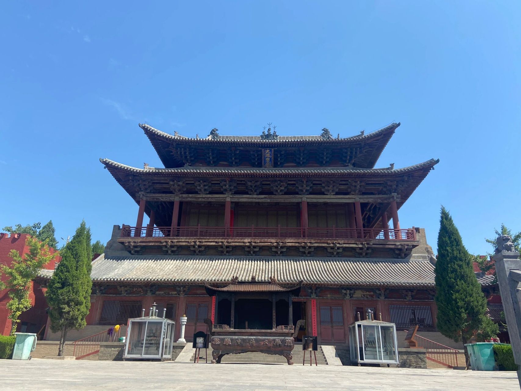 山西运城旅游之3元城景通游一天——稷山路线 首先去的景点是大佛寺