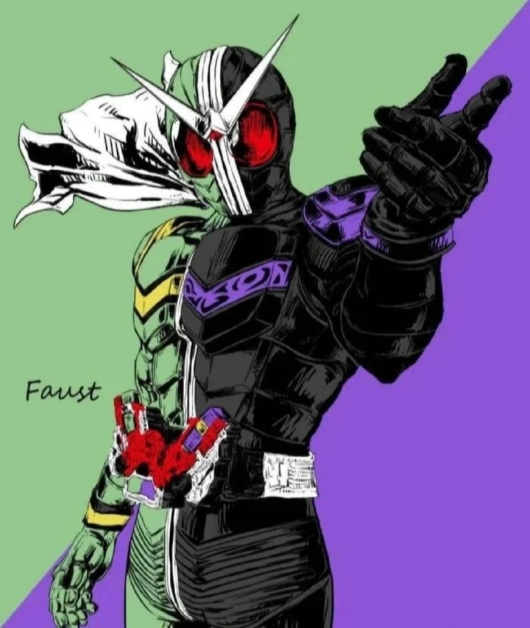 假面骑士双骑 撒,让我来细数你的罪恶吧!