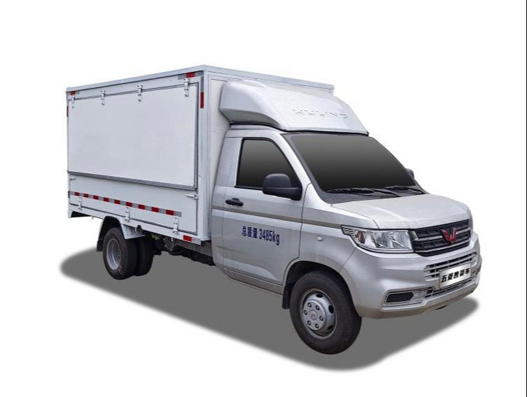 五菱流动售货车水果车餐饮服务车翼展车.