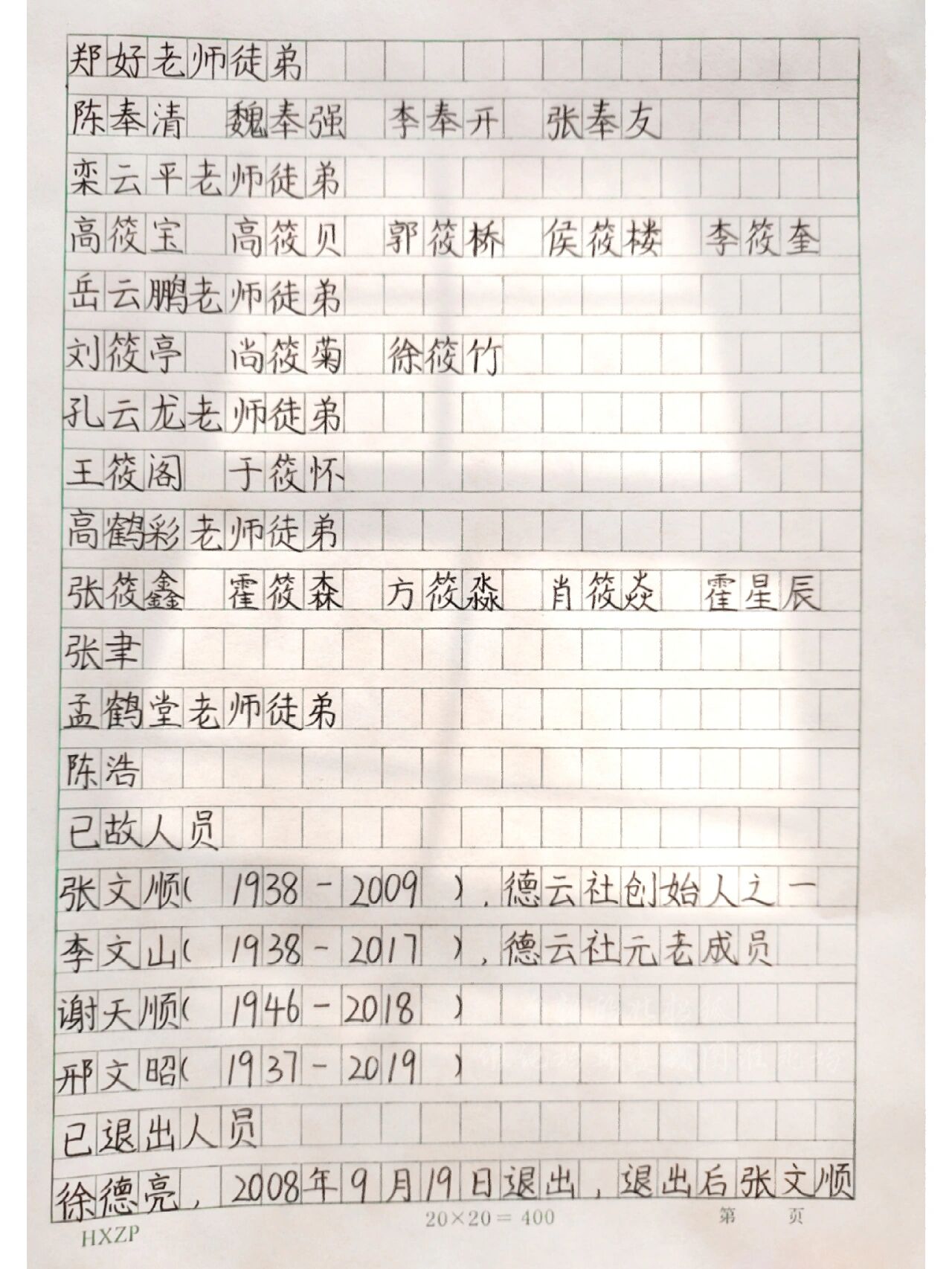 德云社成员名单