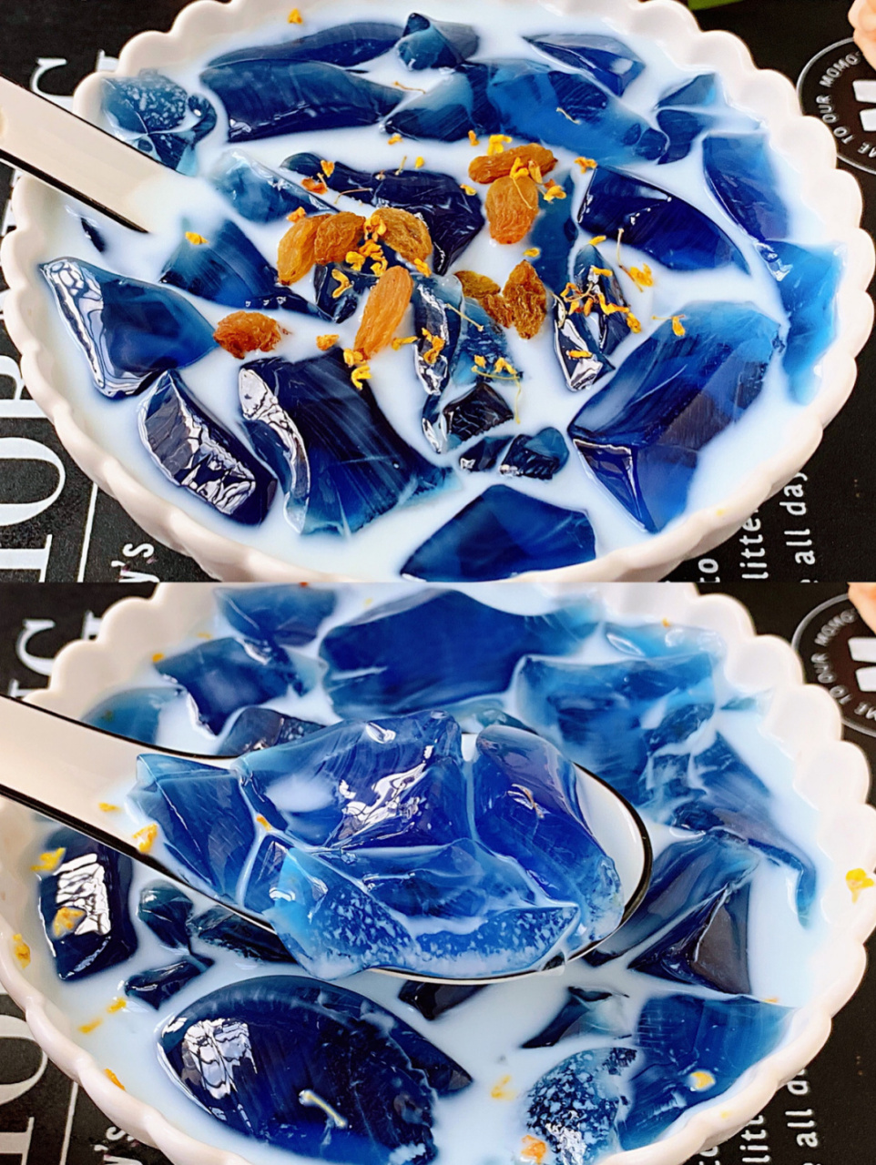 蝶豆花又称蓝蝴蝶,是天然色素,含有大量的花青素,对