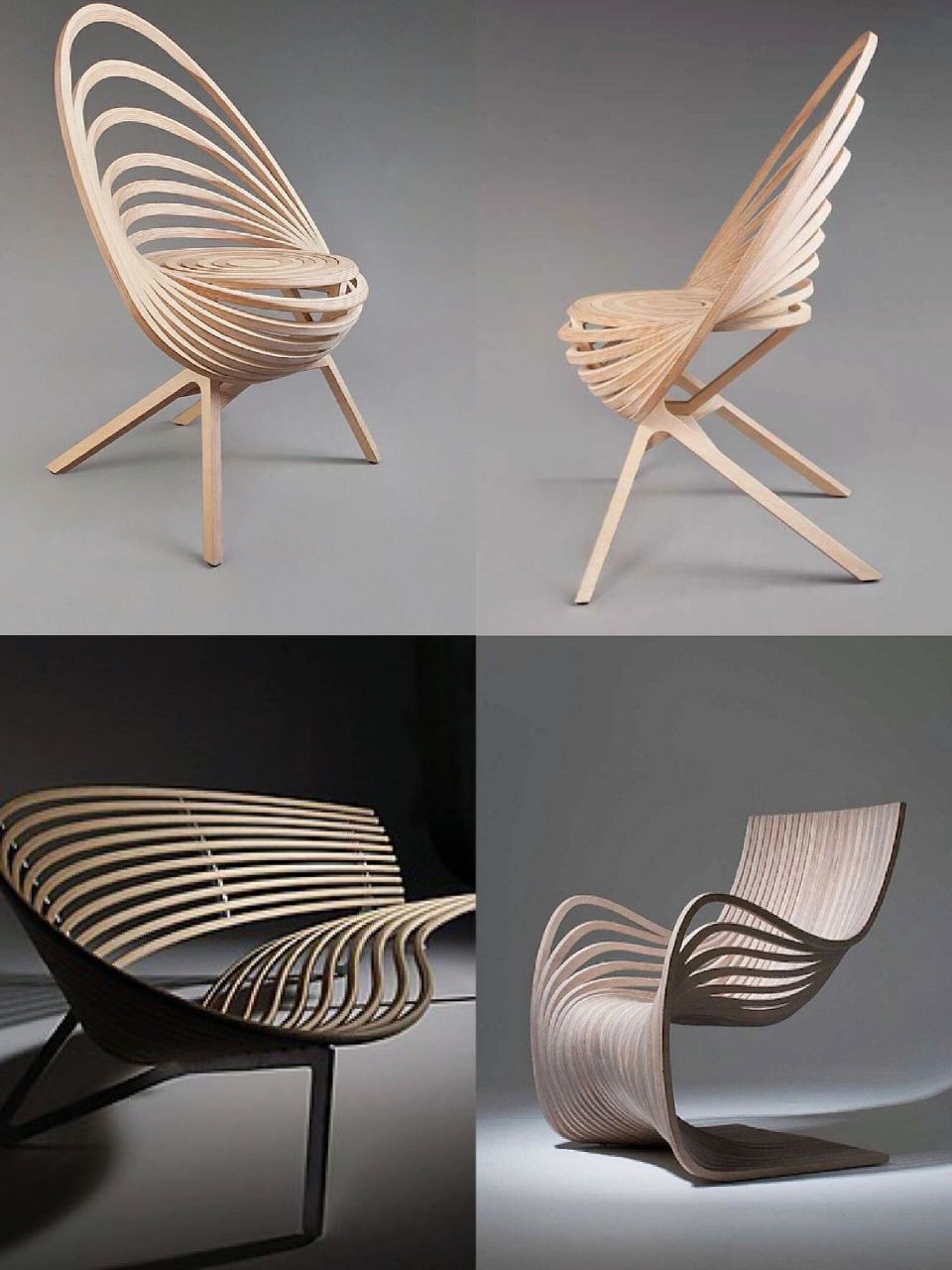 个性椅子合集|原木风诧寂风94 从大自然中汲取灵感