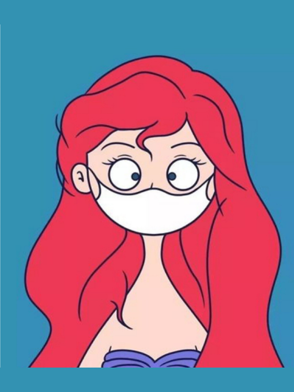 分享一组戴口罩的卡通图片 可直接打印设计独一无二的口罩