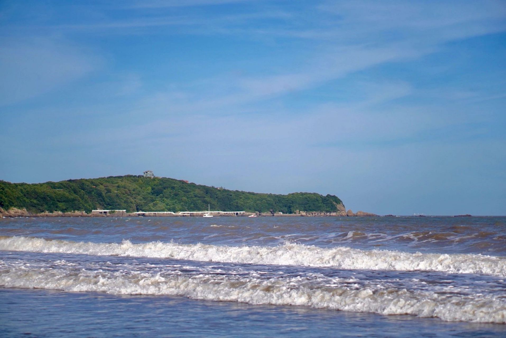 舟山之旅|不像海边的朱家尖南沙景区 夏天就要去海边,阳光沙滩海岸,就