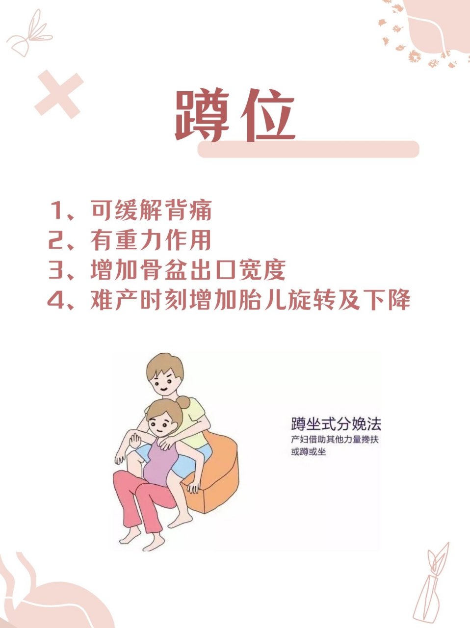 不是只能躺着生孩子,为您科普6种分娩姿势 自由体位是指在待产和分娩
