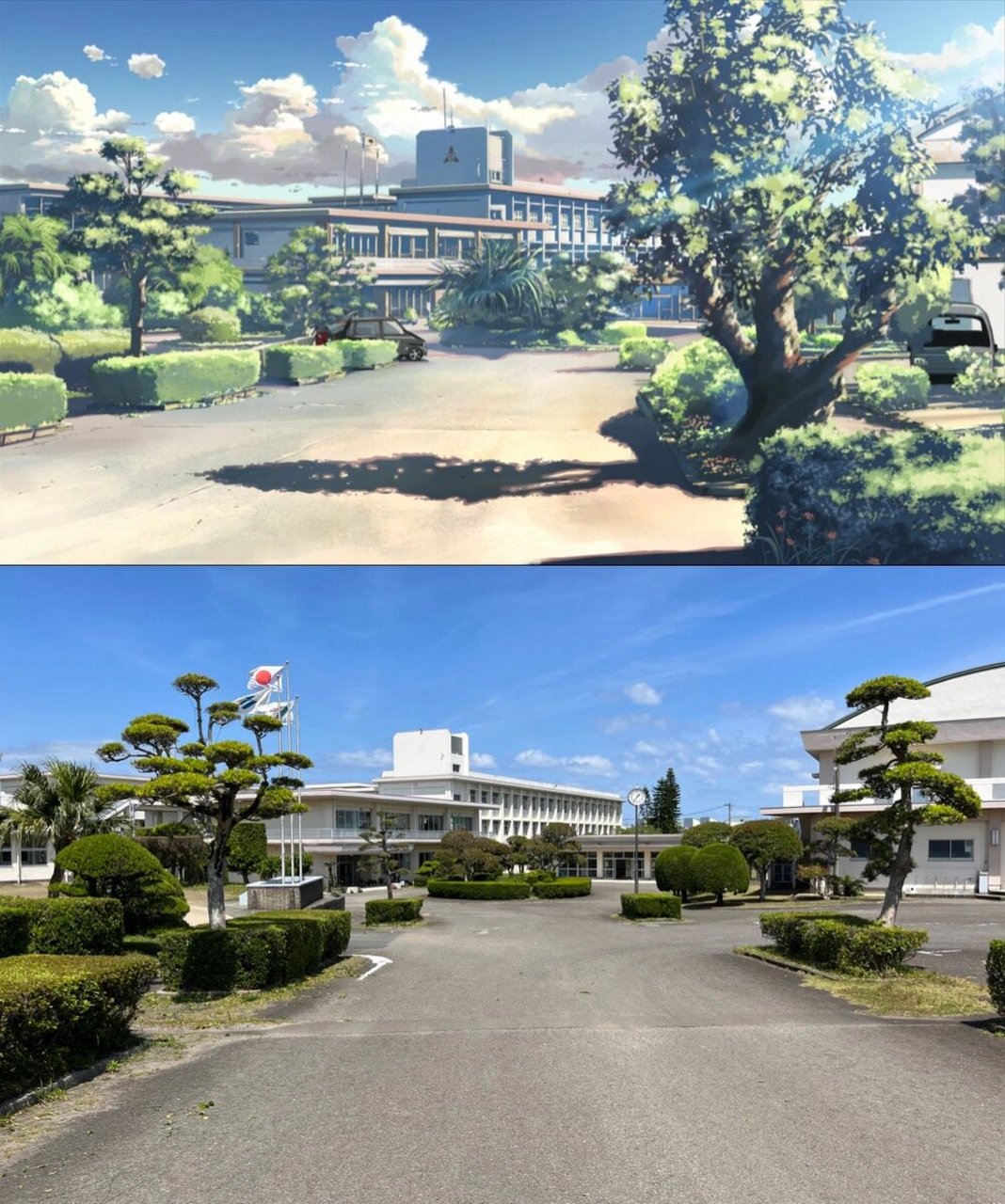 秒速五厘米—鹿儿岛县种子岛圣地巡礼 秒速五厘米中的学校原型学校在