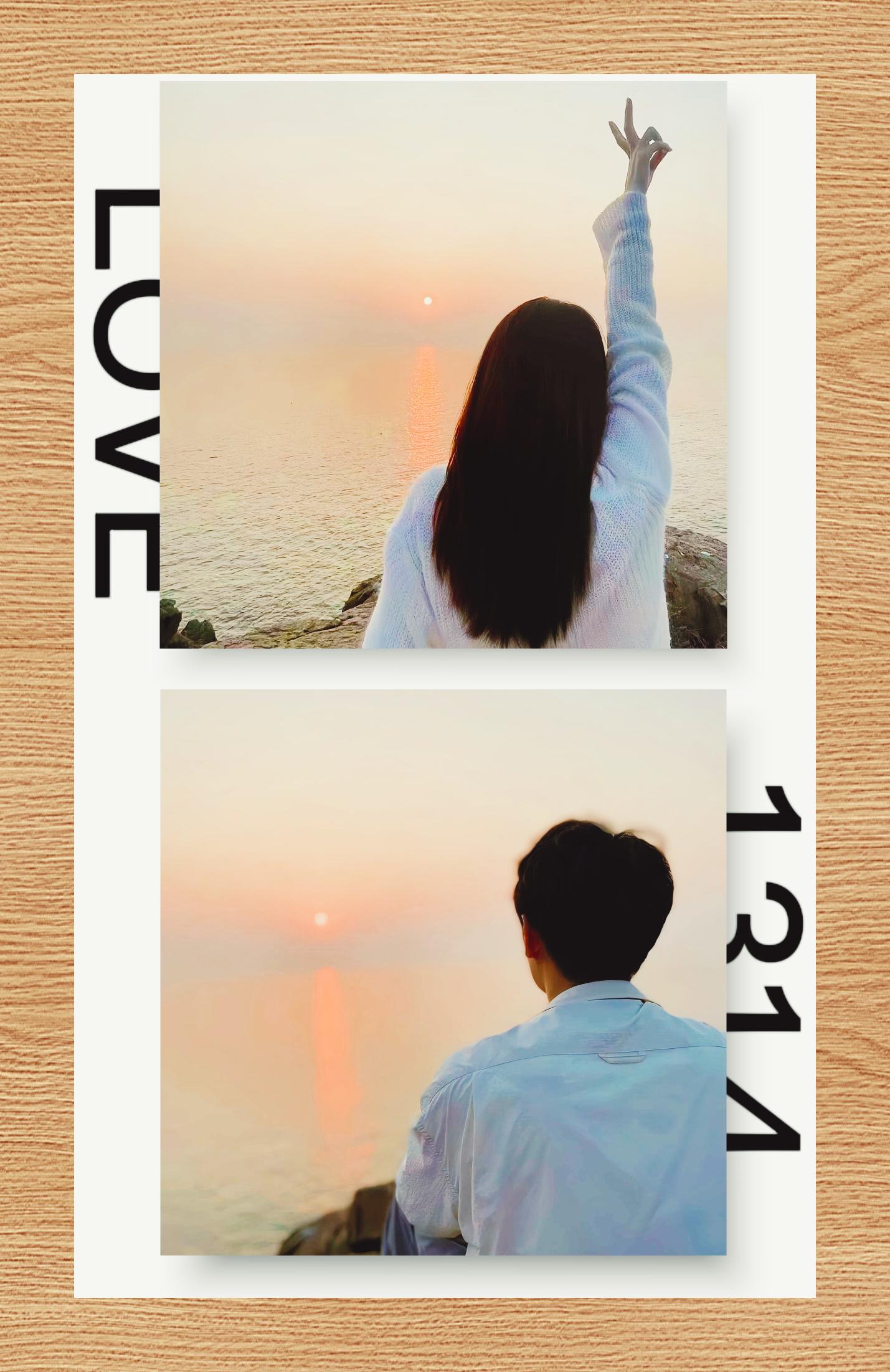 夕阳情侣头像集