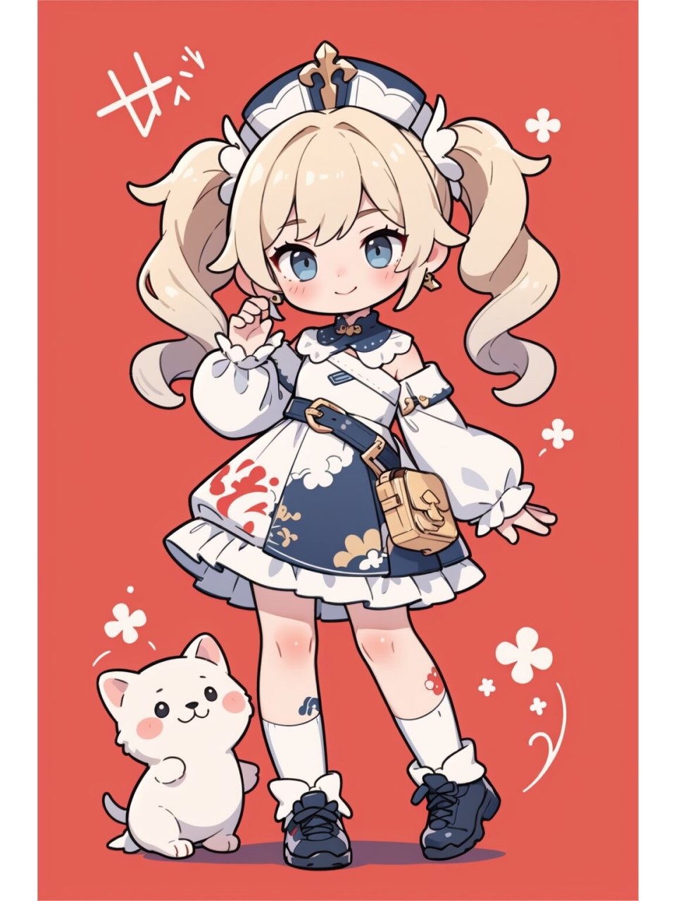 超可爱的原神q版人物-芭芭拉