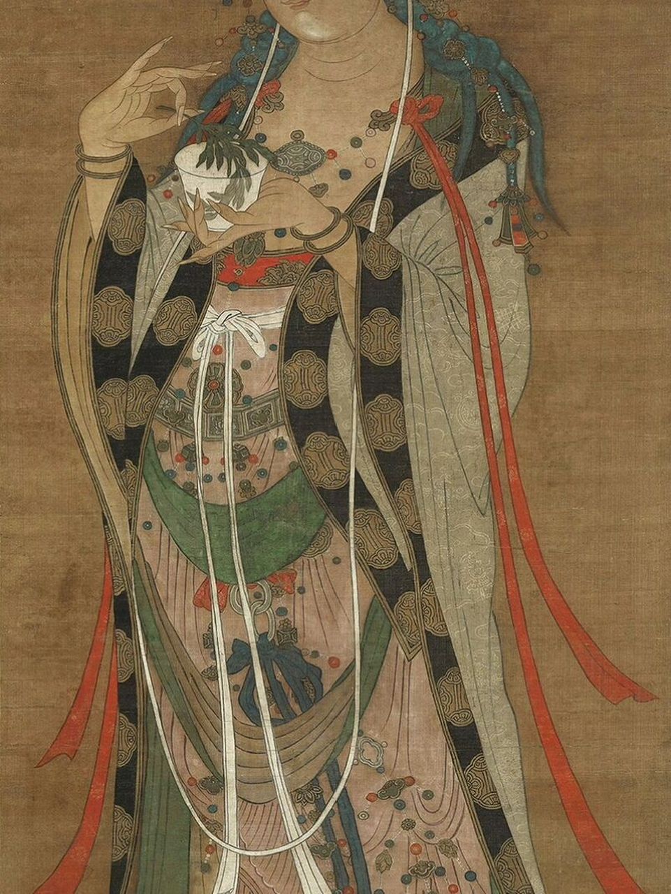 宋|观音大士轴 台北故宫藏 #宋画# #人物画# #观音