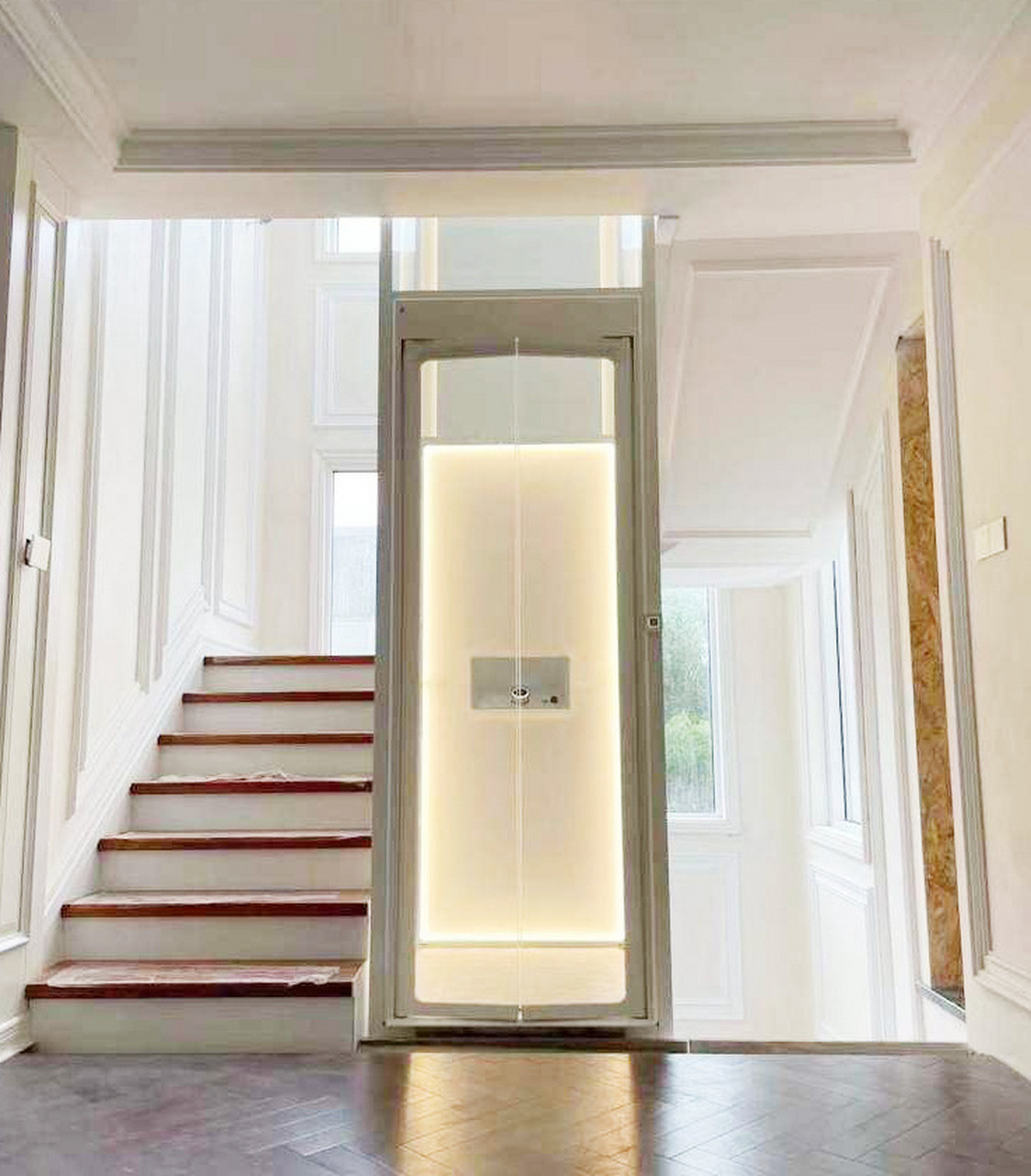 自建房别墅电梯楼梯设计尺寸问题建议收藏 之前的别墅只设计楼梯,现在