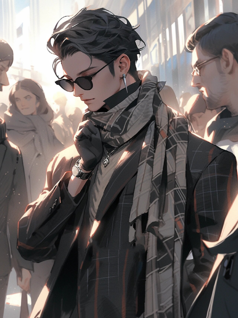 霸道总裁男款壁纸头像00