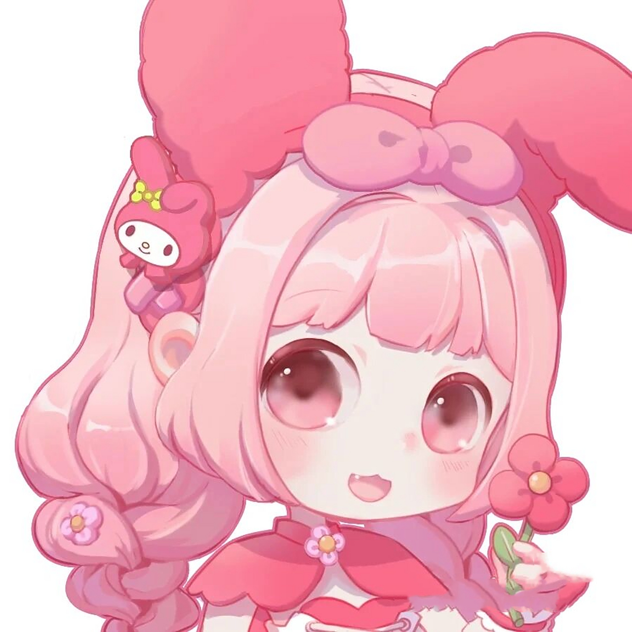 迷你世界三丽鸥全头像 第一个:白昼雪姬    喵菲,第二个:云朵绒绒