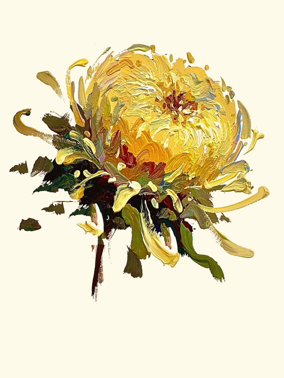 色彩静物98花卉详解|美术生必备单体9215 图一:16615暗面