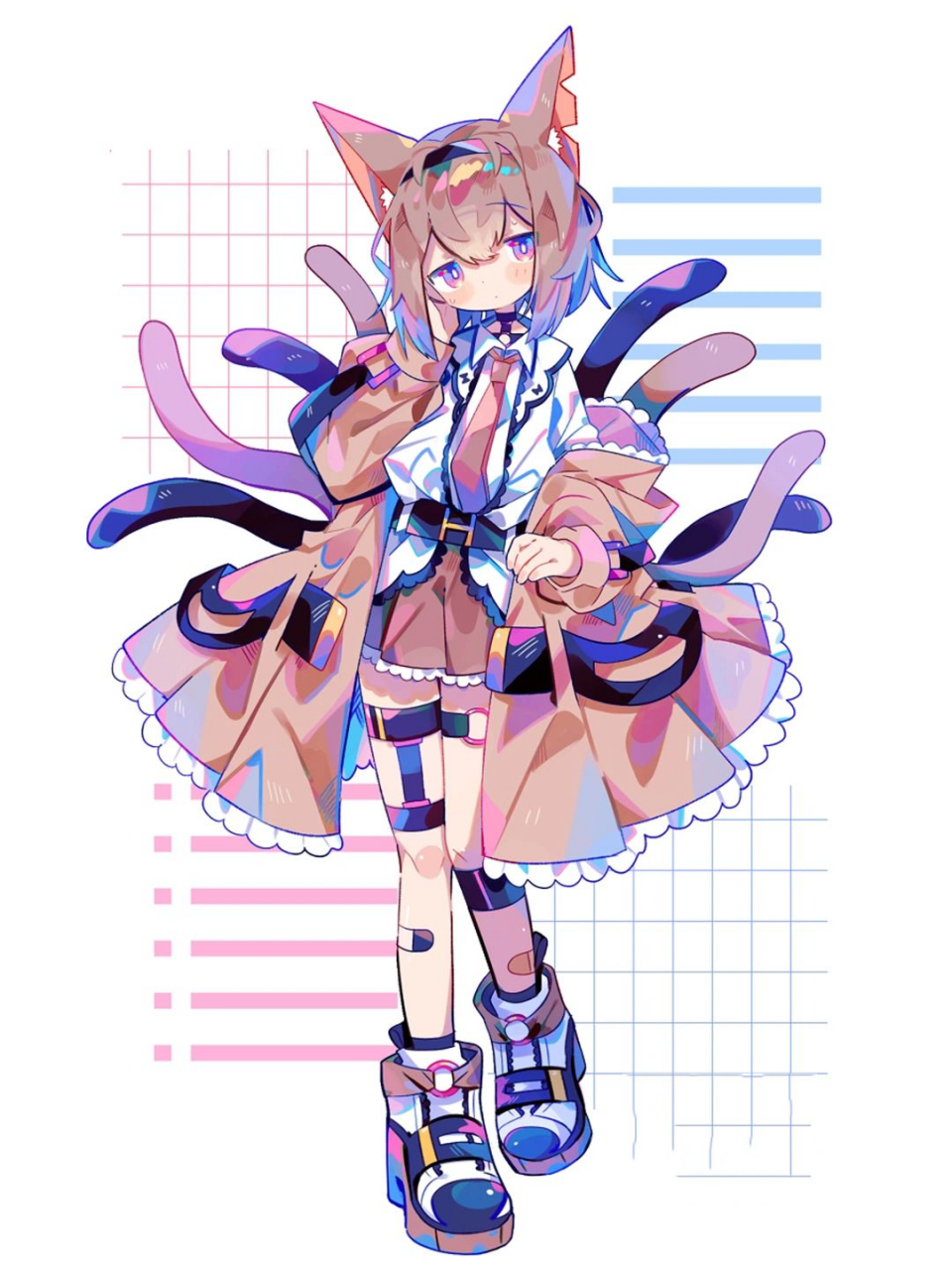 速速收藏6015超可爱糖果系二次元少女角色设 hello!