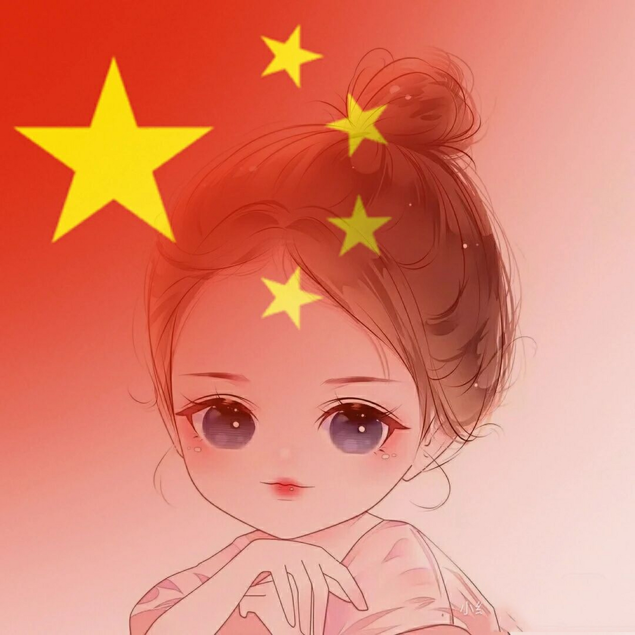 卡通国旗头像,真的绝色子91999199 去看我主页有维吾尔族国旗