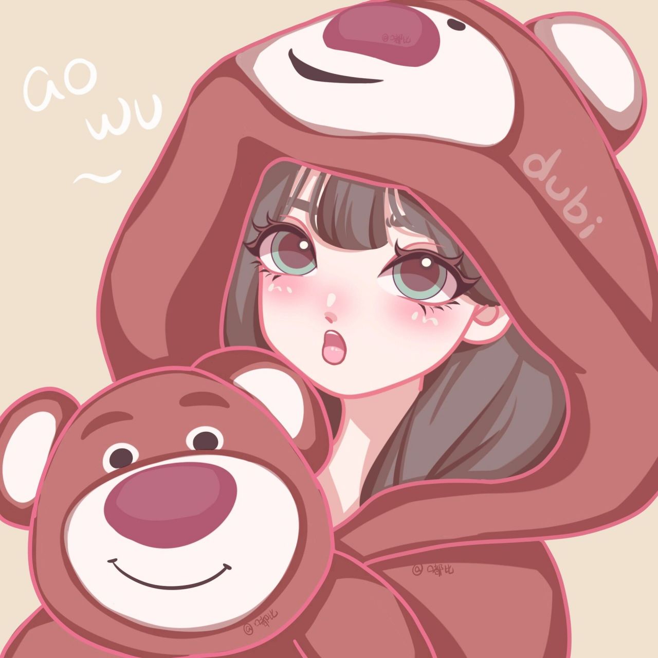 卡通甜妹头像合集 9315头像9315临摹9215二改商用 转载