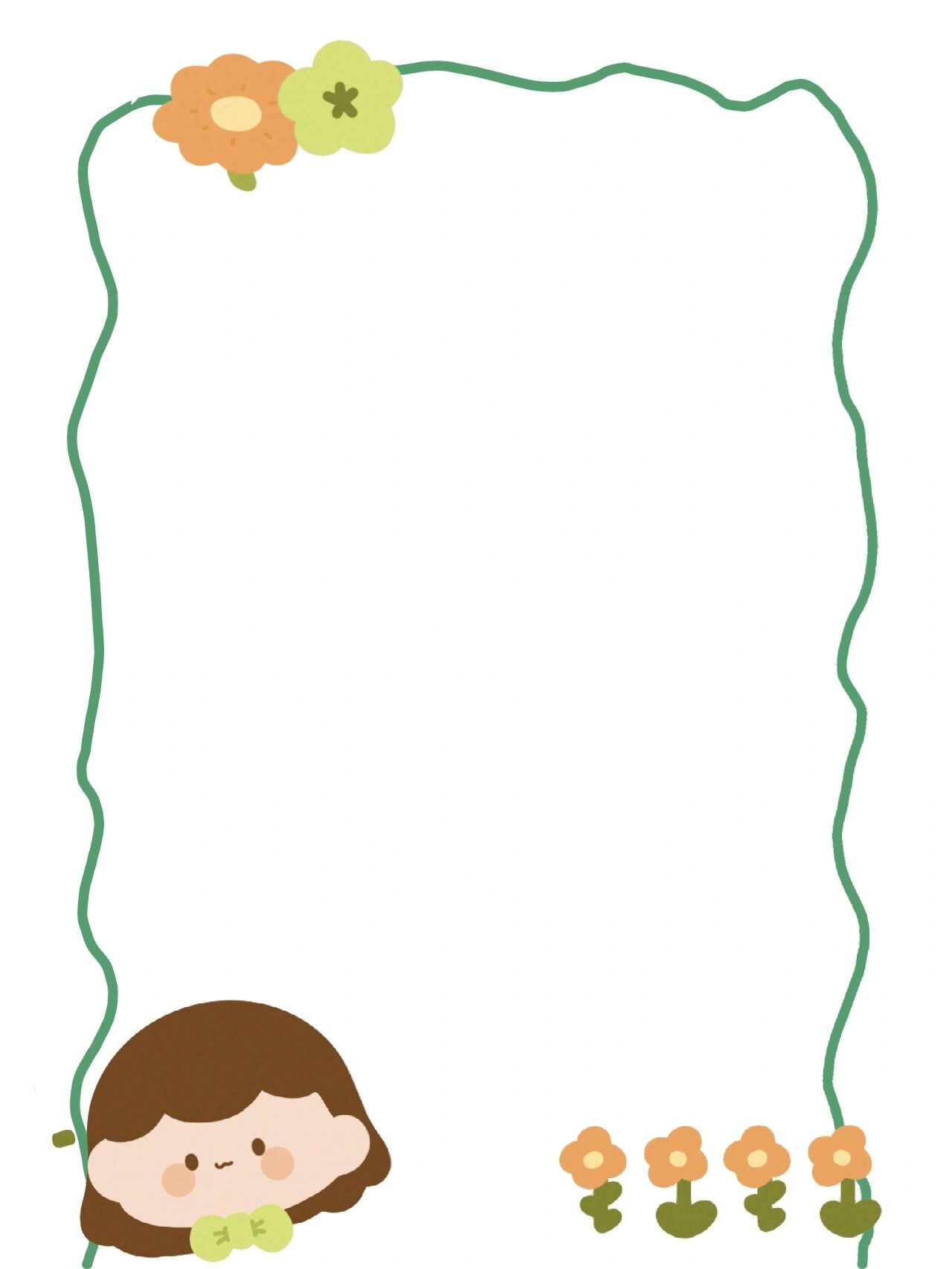 幼儿成长手册 成长档案 背景图