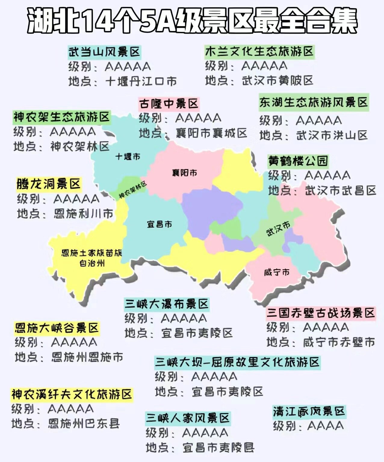 整个湖北省地图放大图片