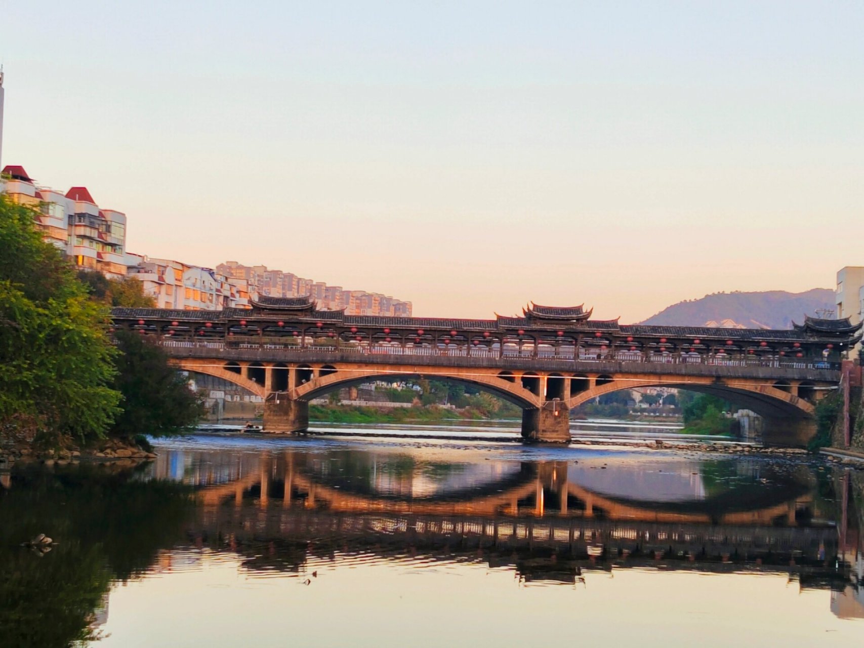 长汀景点第三站:太平桥 太平桥在南宋绍兴年间(公元1131-1162年)已是