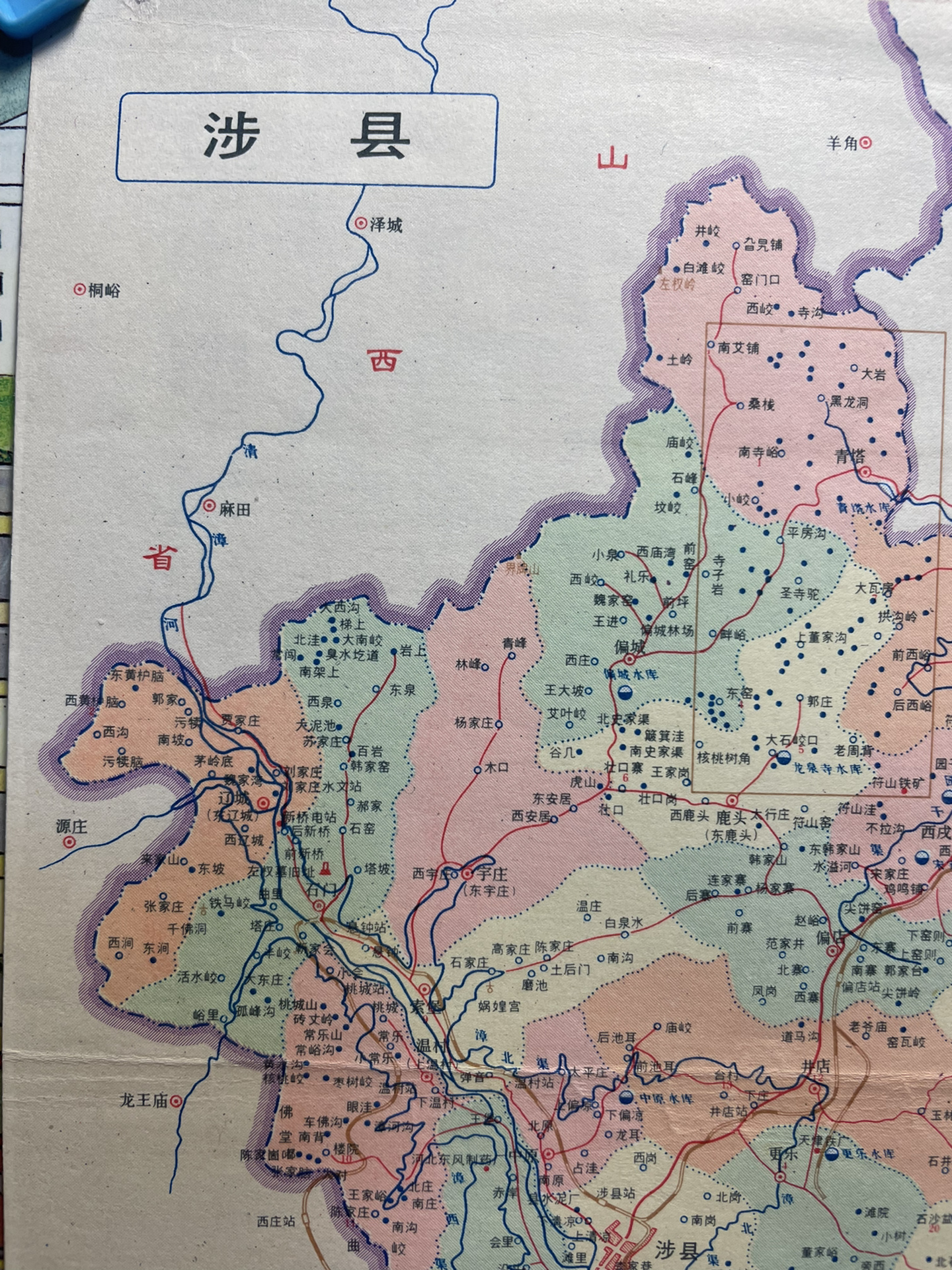 地图-涉县(河北省邯郸市
