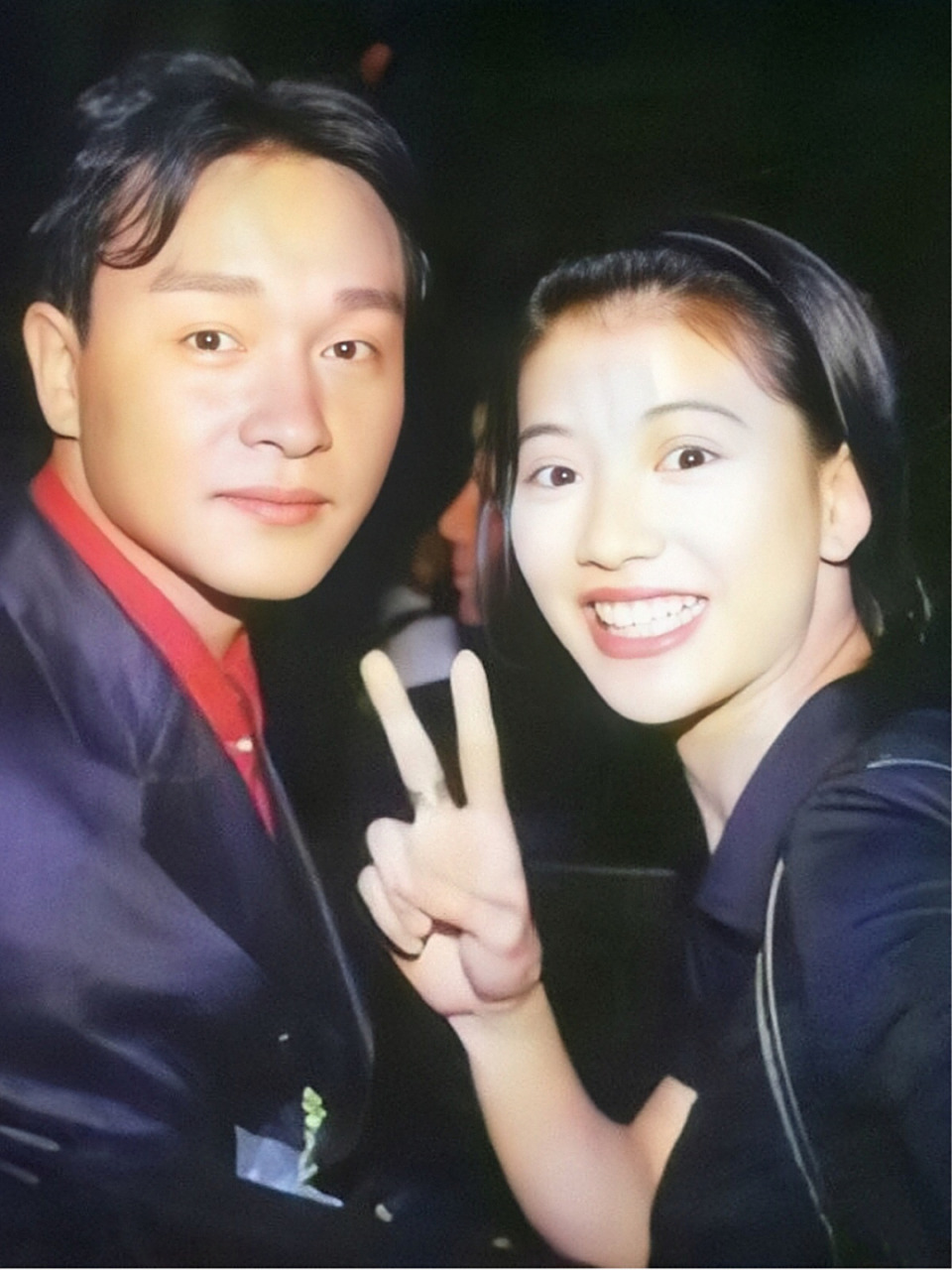 袁咏仪:爸爸. #张国荣