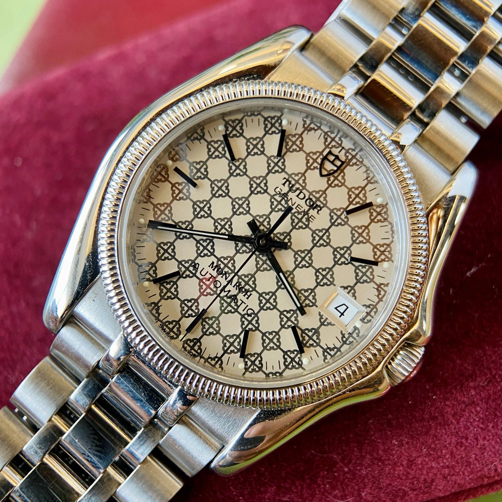 monarch/型号38630/产于1995年/大表径38mm/十分崭的一枚帝舵王者