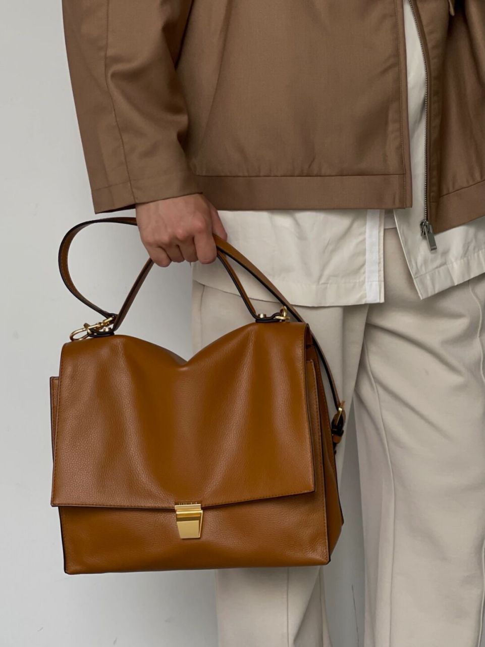 购物分享|中性风焦糖色医生包coccinelle 019969♂15今天和