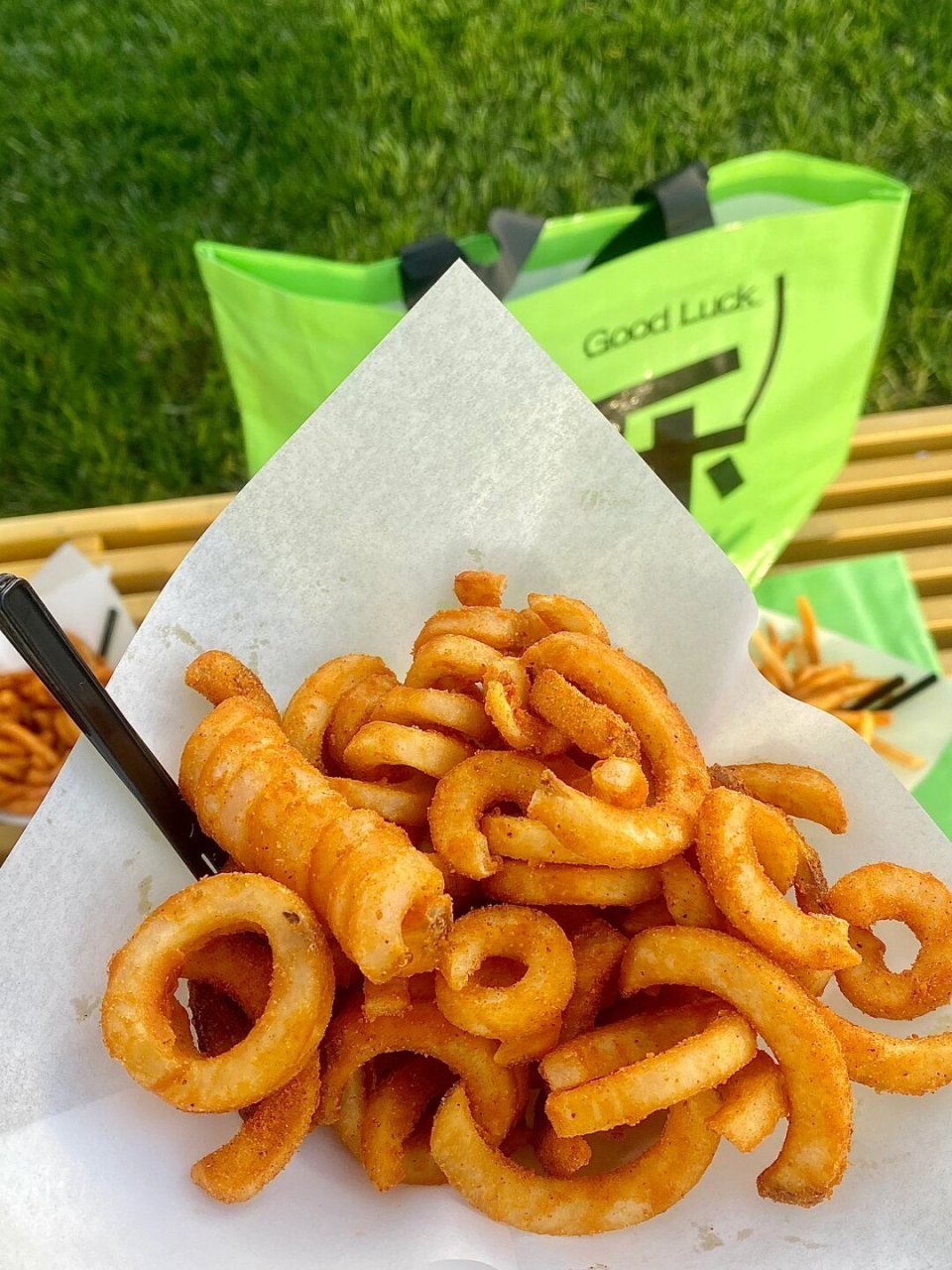 #卷卷薯条# #薯条# #薯条来啦# #炸薯条# #烧烤味薯条# #potatocorner