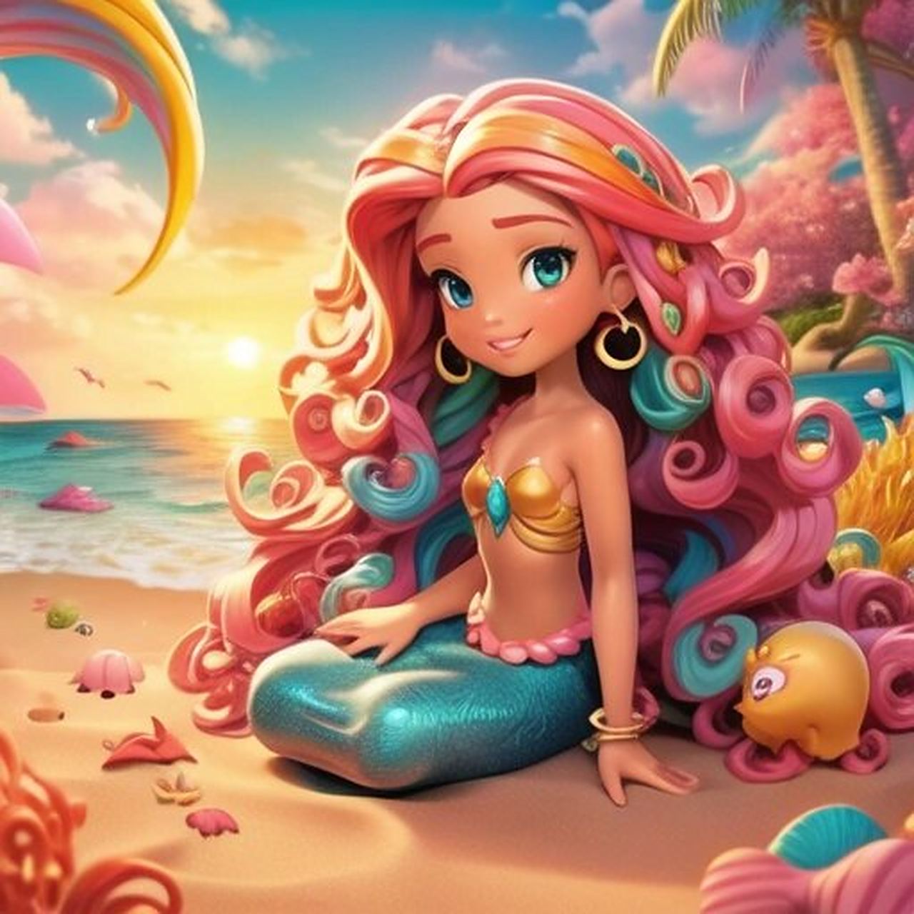 精美头像 小美人鱼