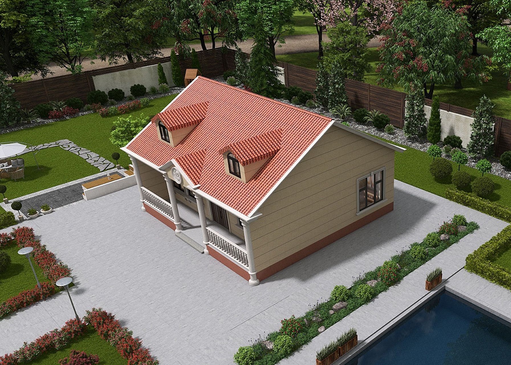 小而美,农村三间平房改造焕新,媲美新建!这个让人惊叹的改造.