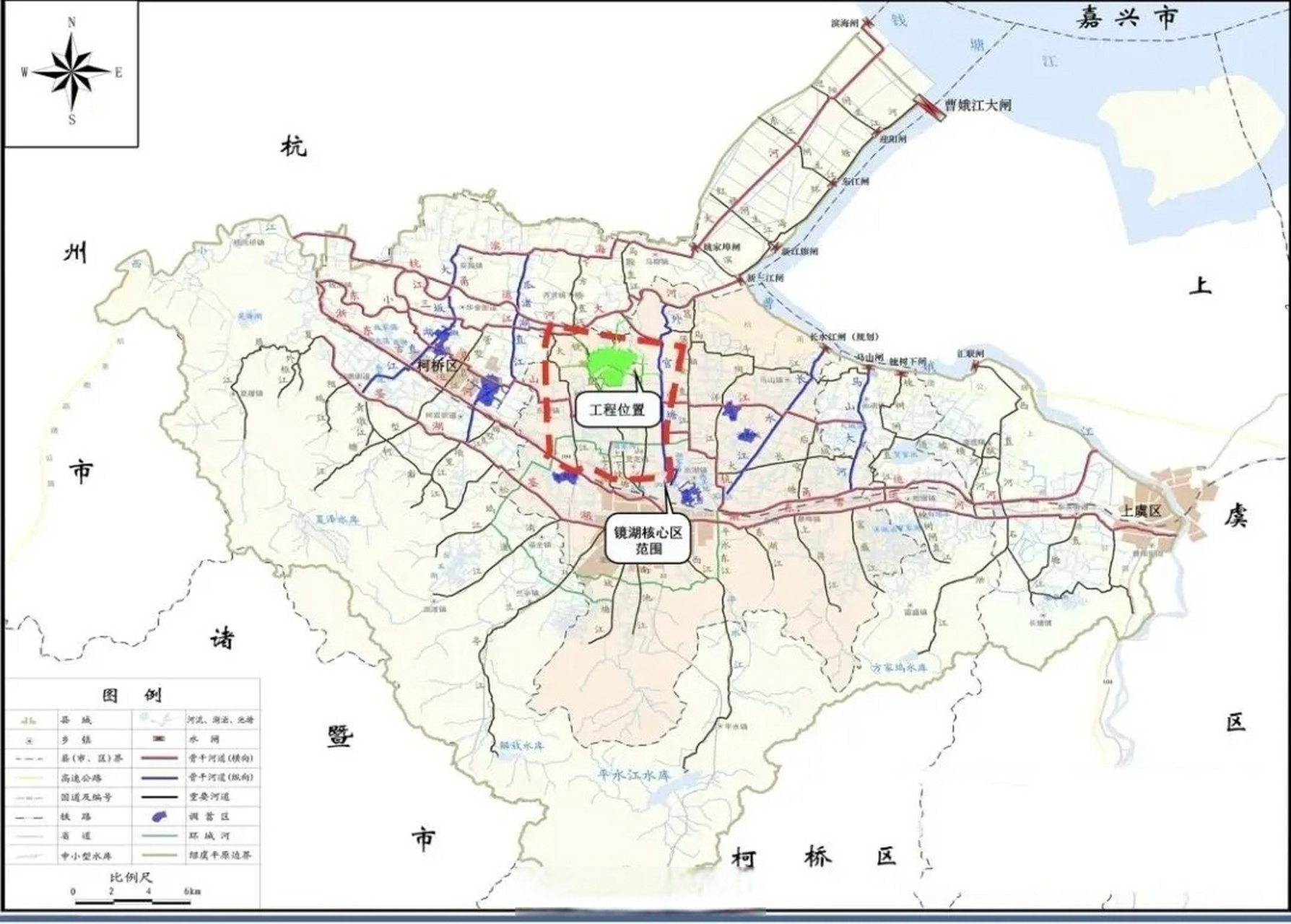 绍兴镜湖板块地图图片