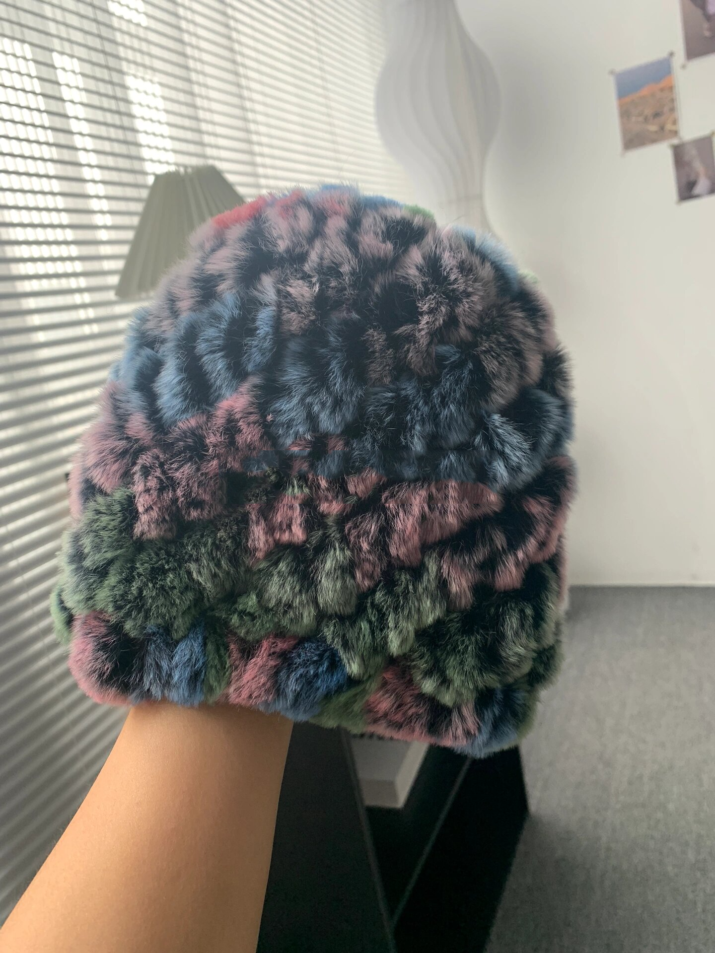 海宁皮革城 送妈妈送婆婆獭兔毛帽子 这么有质感的皮草帽子9050就能