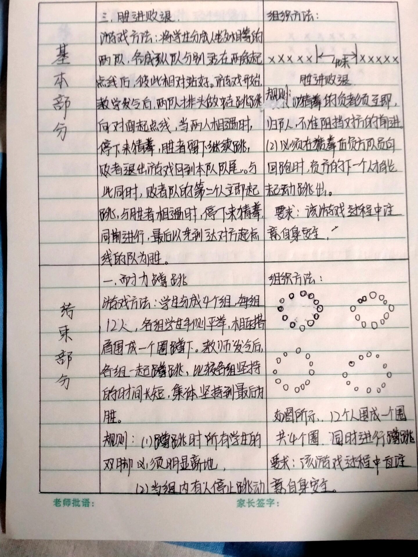 初中体育游戏教案大全集图片(初中体育游戏教案大全集图片及答案)