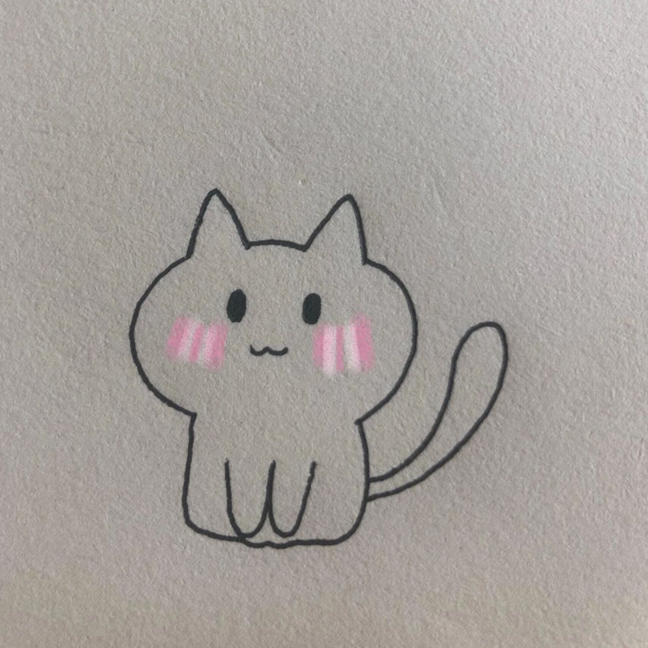 画一只小猫简笔画 可画手帐上 喜欢的友友行动起来哦,简单又可爱