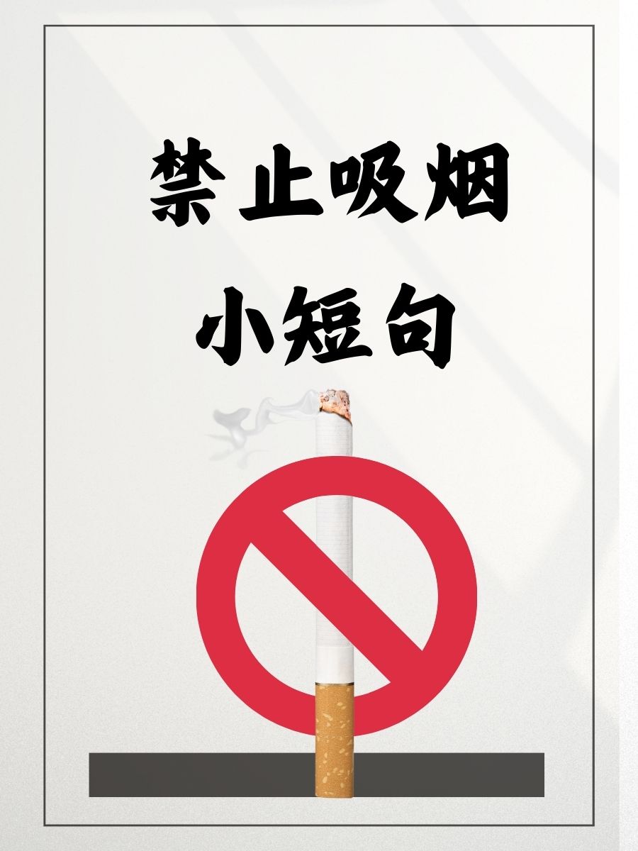 禁止吸烟小短句 1. 一个烟雾缭绕的世界,不等于一个健康的未来. 2