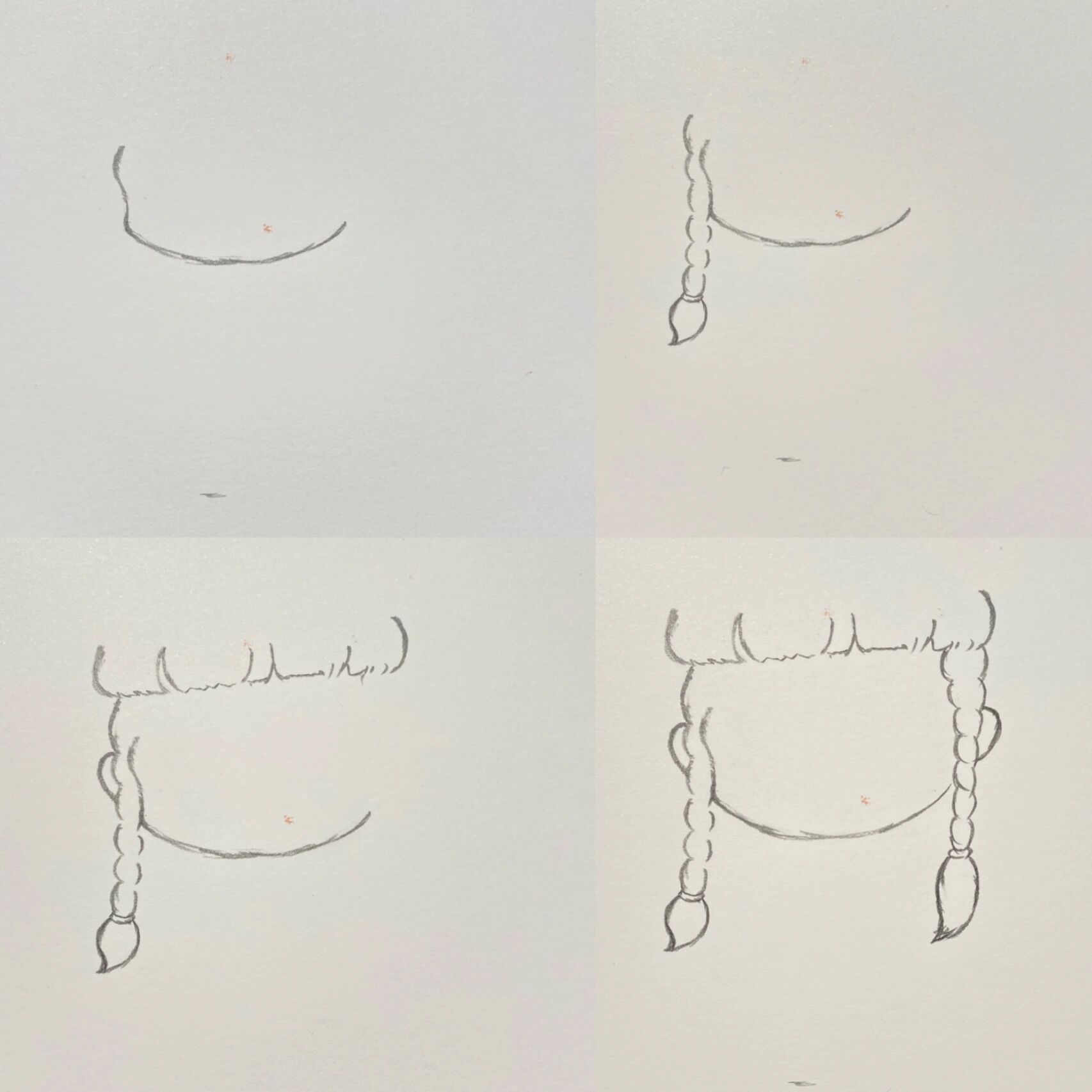 43.叶罗丽黑香菱简笔画(详细过程图